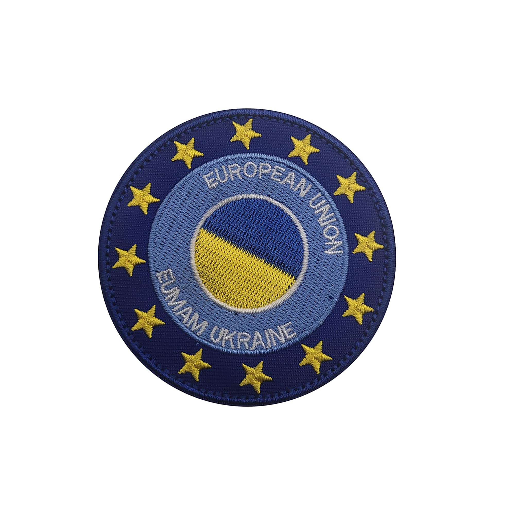 European Union Embroidered Appliqué Patches Eumam Ukraine Flag Applique Patches Tactical Military Morale Combat Armband Emblem Badges 2.76Inch Sized - Image 7