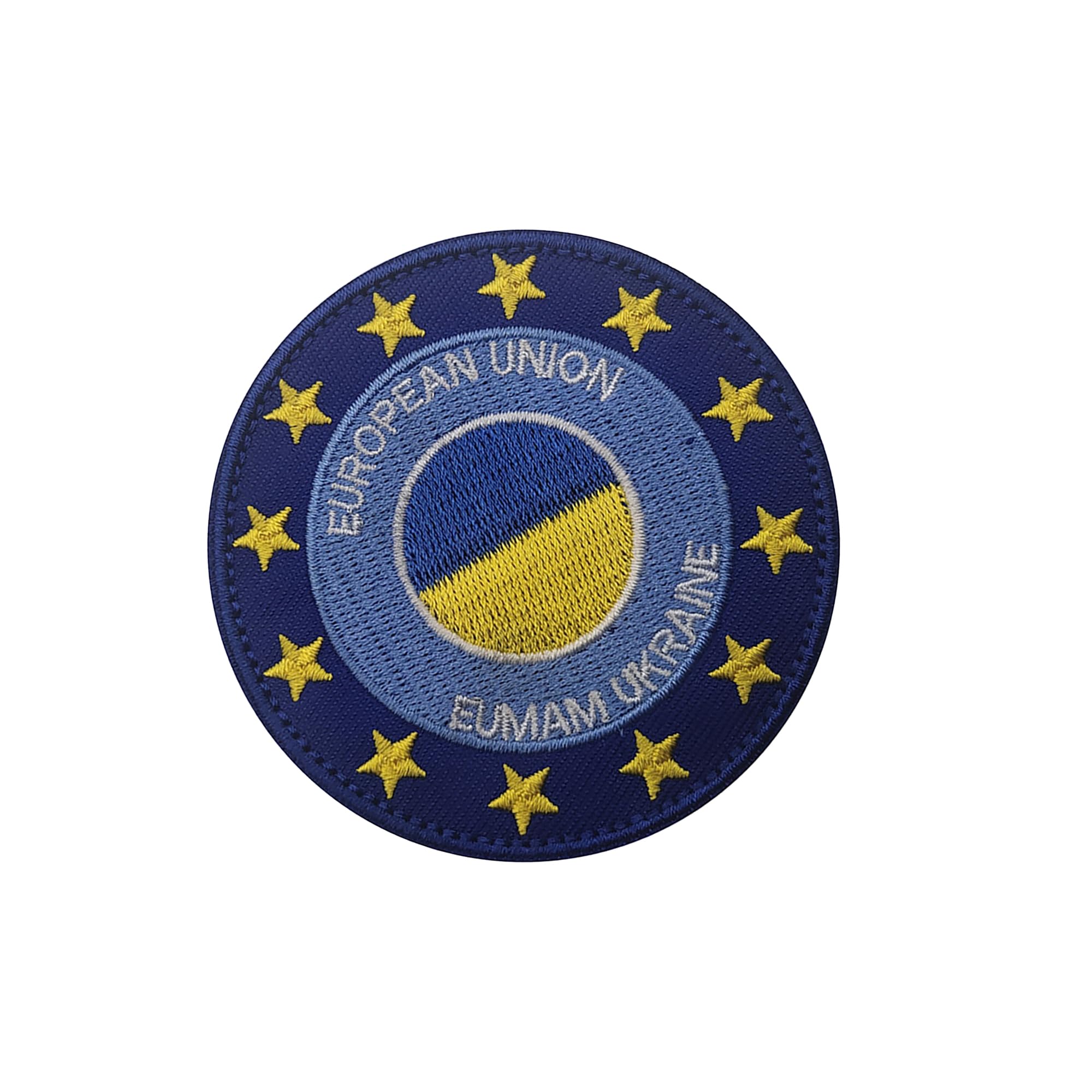 European Union Embroidered Appliqué Patches Eumam Ukraine Flag Applique Patches Tactical Military Morale Combat Armband Emblem Badges 2.76Inch Sized - Image 8