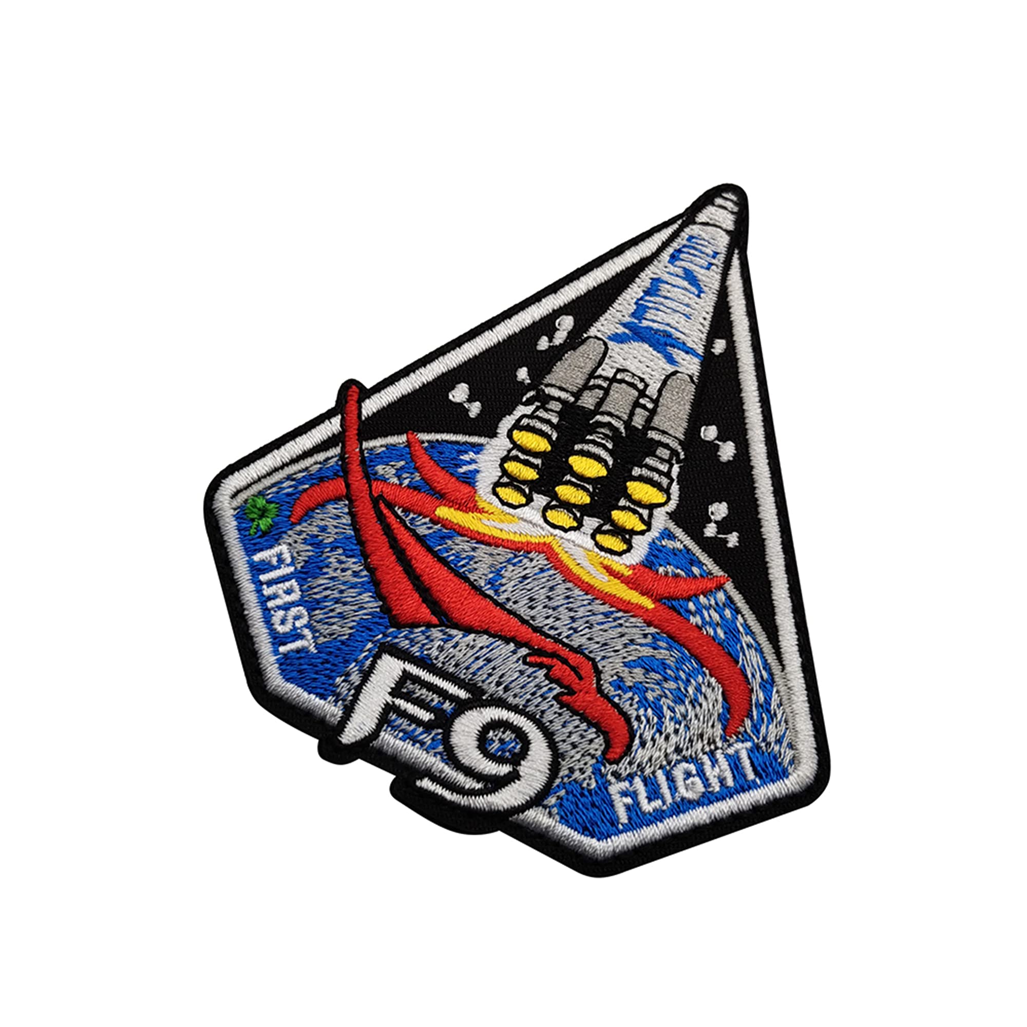 Falcon 9 Dragon CRS Mission Embroidered Patches, F9 First Flight Space Mission Program Logo Embroidered Patches Decoration Sew On Appliques Badges Set - Image 5