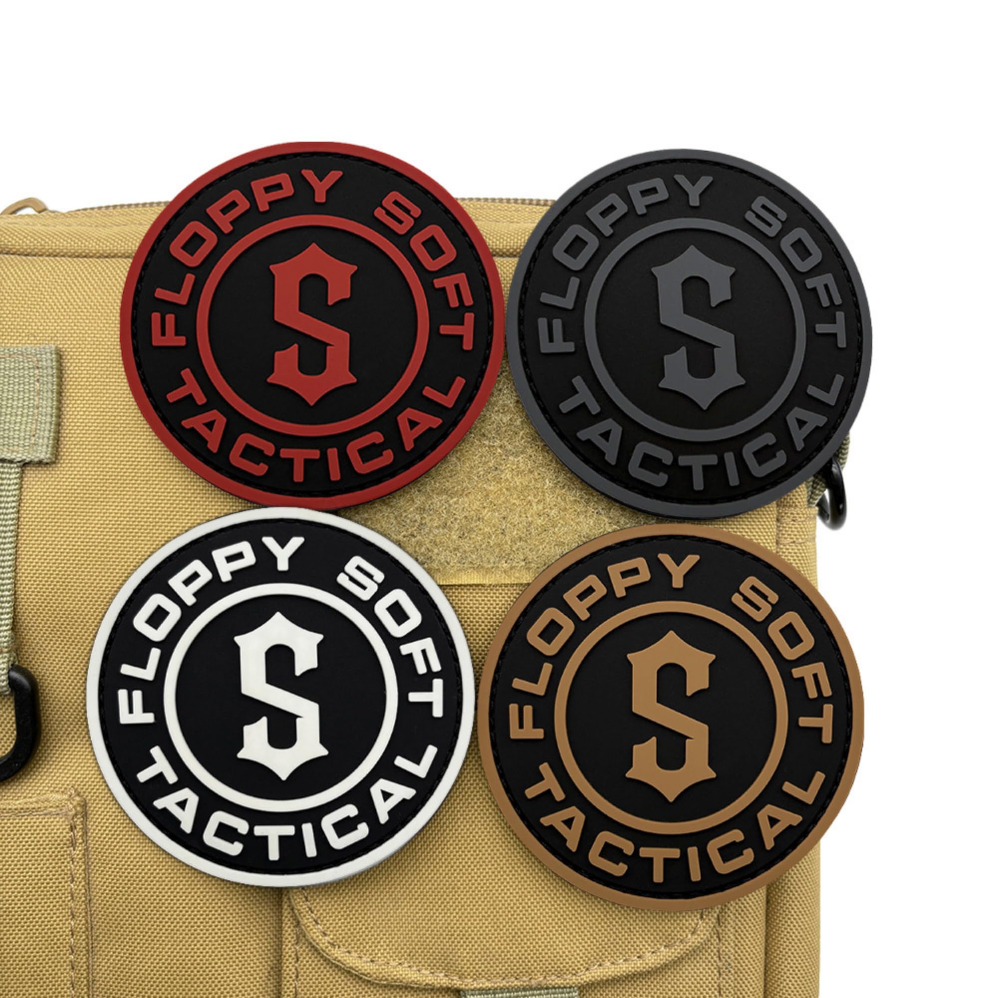 Floppy Soft Tactical PVC Patch with Hook Backing, Round Morale Badge, Military Theme, Soft Rubber, 3.15 Inch, 4 Color Options (Multicolored) - Image 8