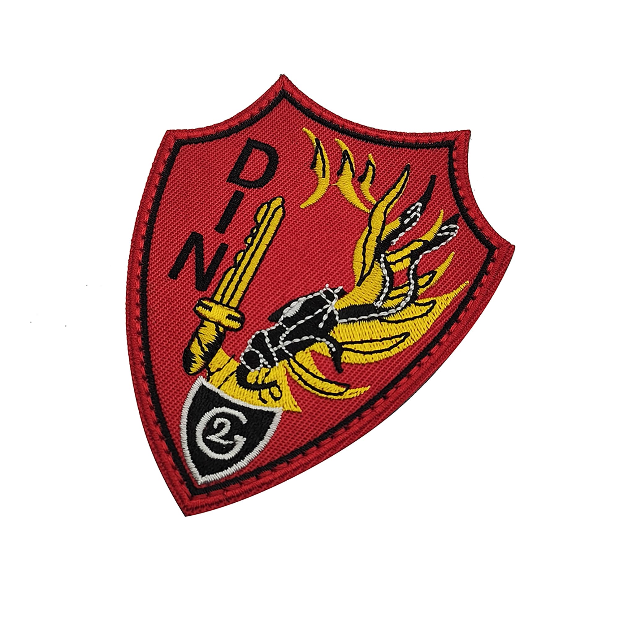 French Foreign Legion Embroidered Appliques Patches, Legion Etrangere Military Hook and Loop Fastener Backing Patch Applique Tactical Emblem Badges, Set of 2, Assorted Designs - Image 7