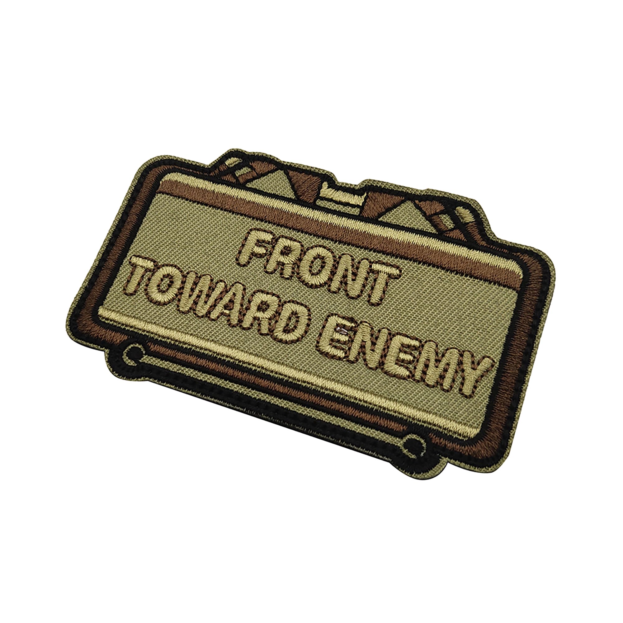 Front Toward Enemy Embroidered Appliqué Patches Fabric Funny Applique Patches Tactical Military Morale Combat Armband Badges - Image 6