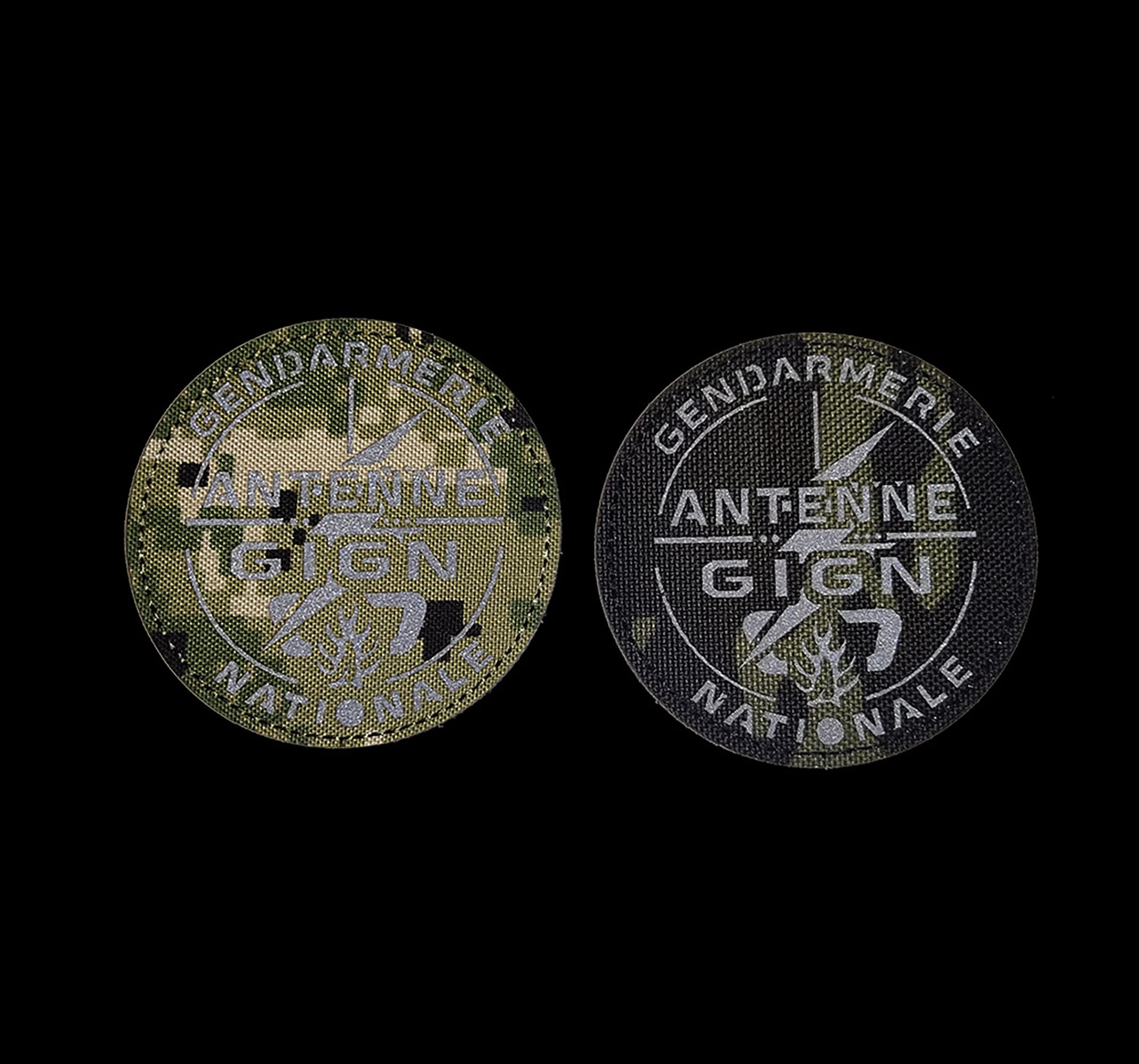 GIGN France Gendarmerie National Infrared Reflective Patches Appliques French Antenne Tactical Military Emblem Badges - Image 2