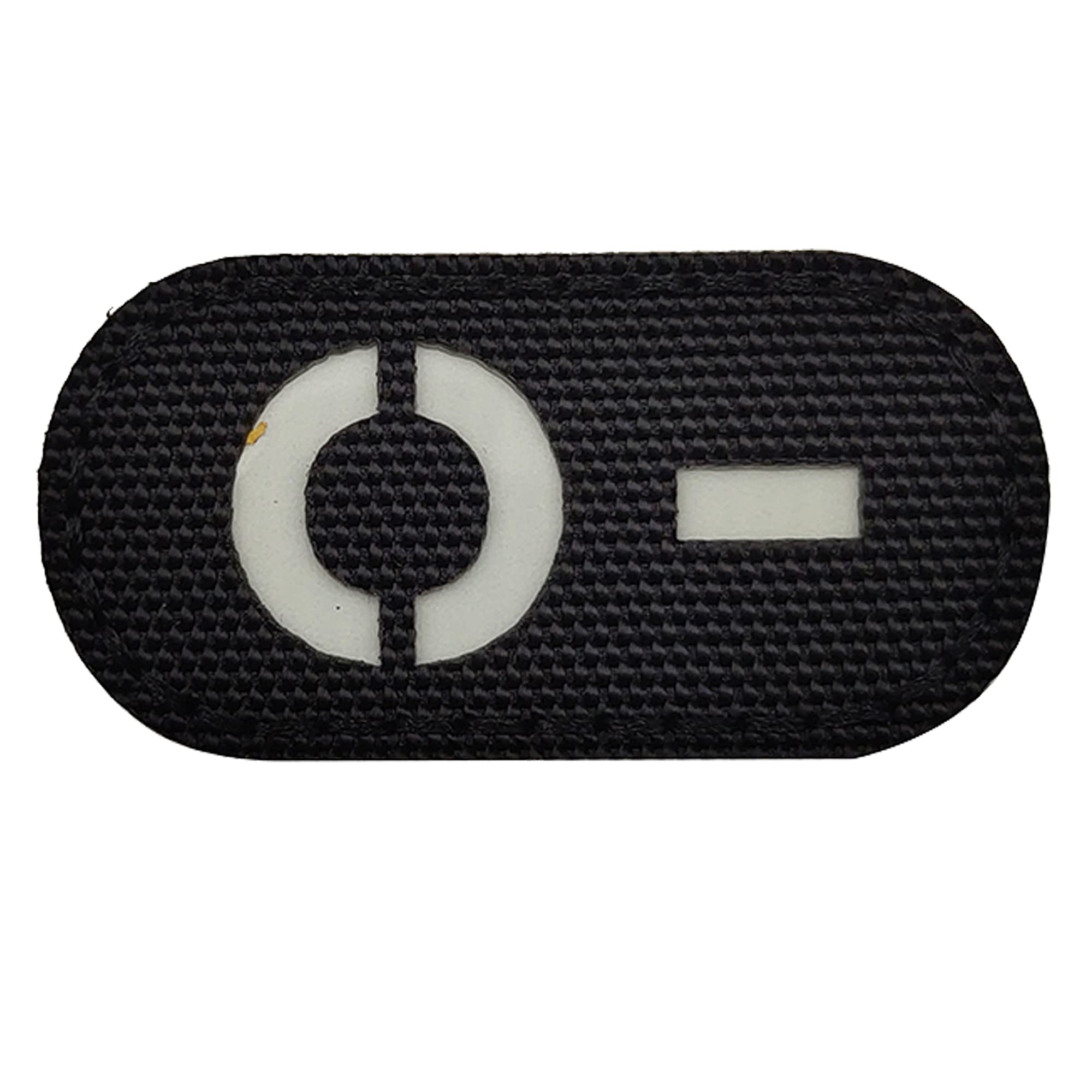 Glow Dark Blood Type O- Negative NEG Tactical Patches Appliques, Hook and Loop Fastener Backing Emblem Military Badges for Outdoors - Image 9