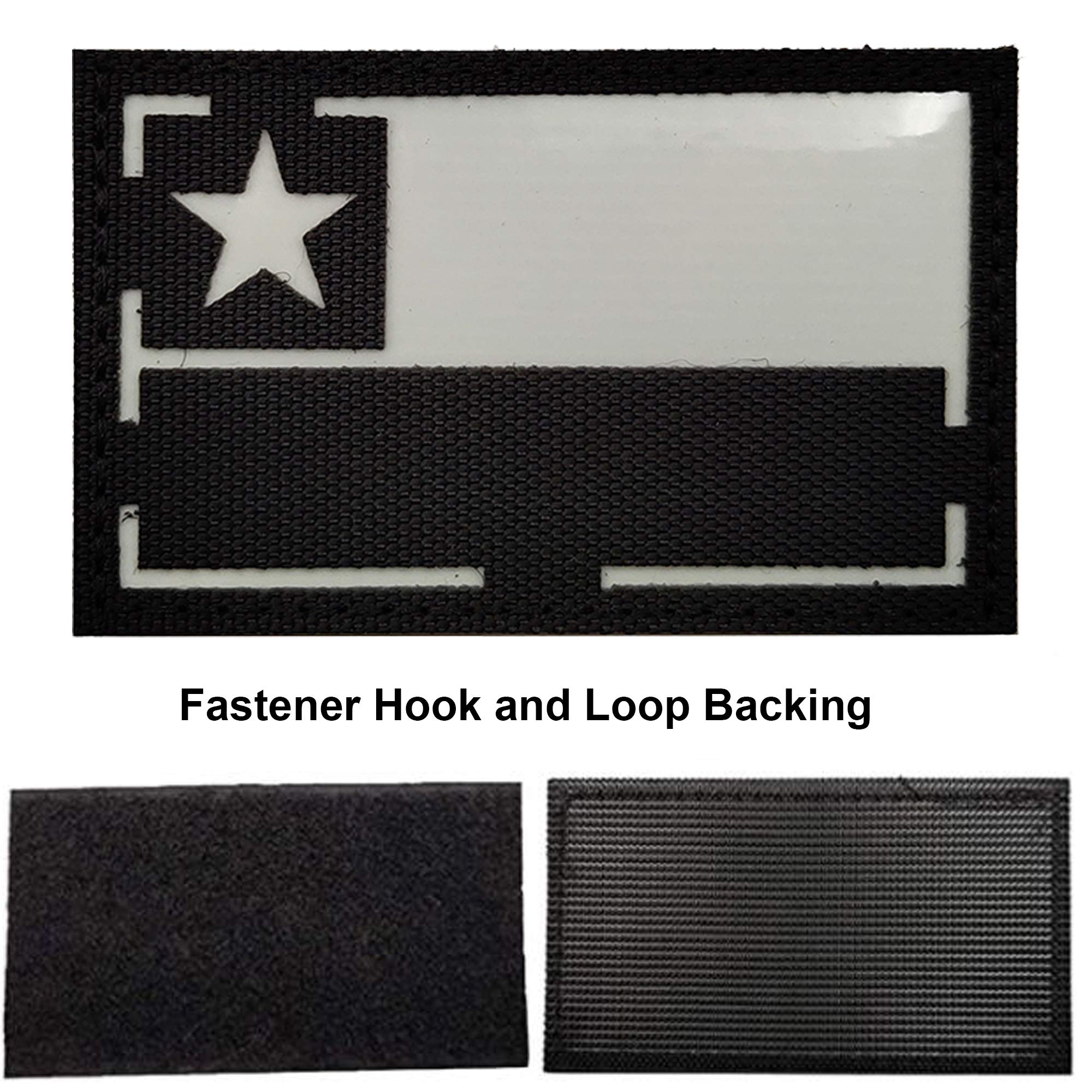 Glow Dark Chile Flag Patch Chilean Flags Patchs Tactical Military Fastener Hook and Loop Backing Badges Decorative Appliques - Image 5
