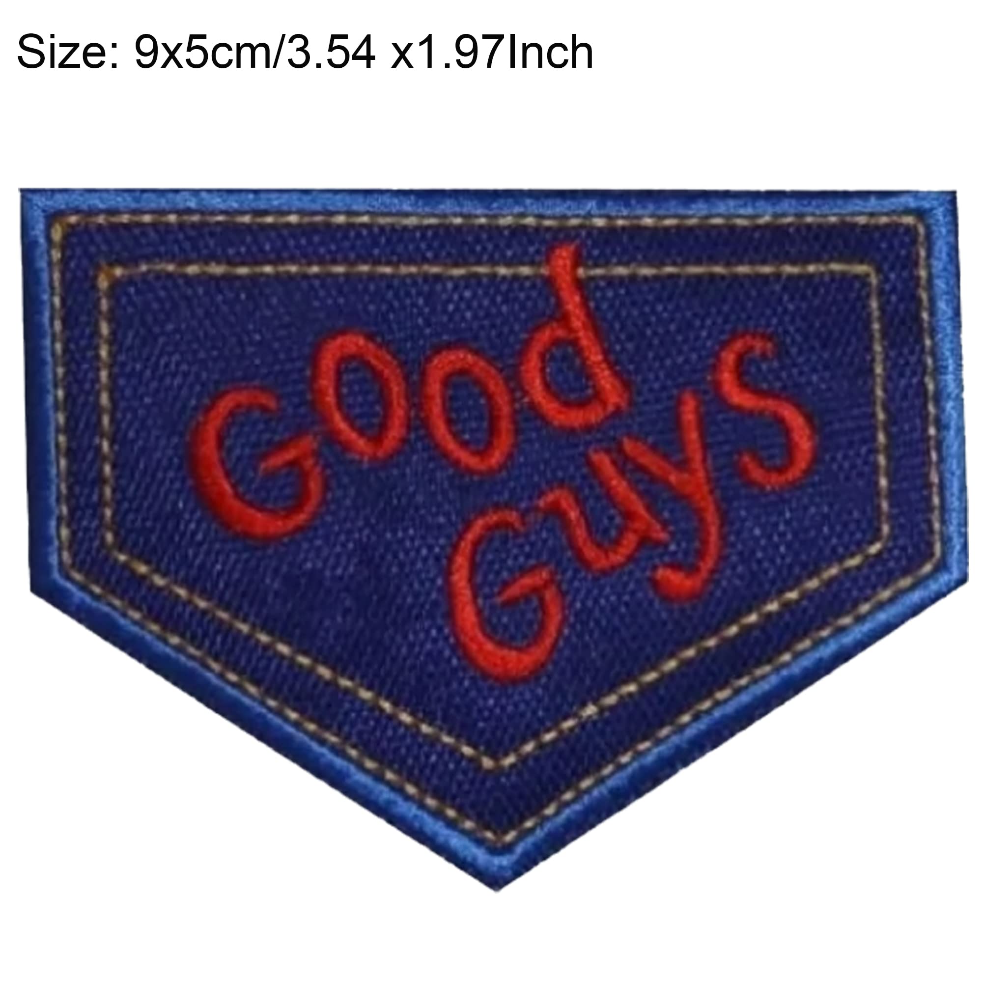 Good Guys Applique Patches, Cute Funny Fabric Embroidered Appliqué Patches, Tactical Armband Badges Emblem Applique Attachment Hook Fastener Backing Sewing Repair Patches for Jackets, Jeans, Clothes - Image 3