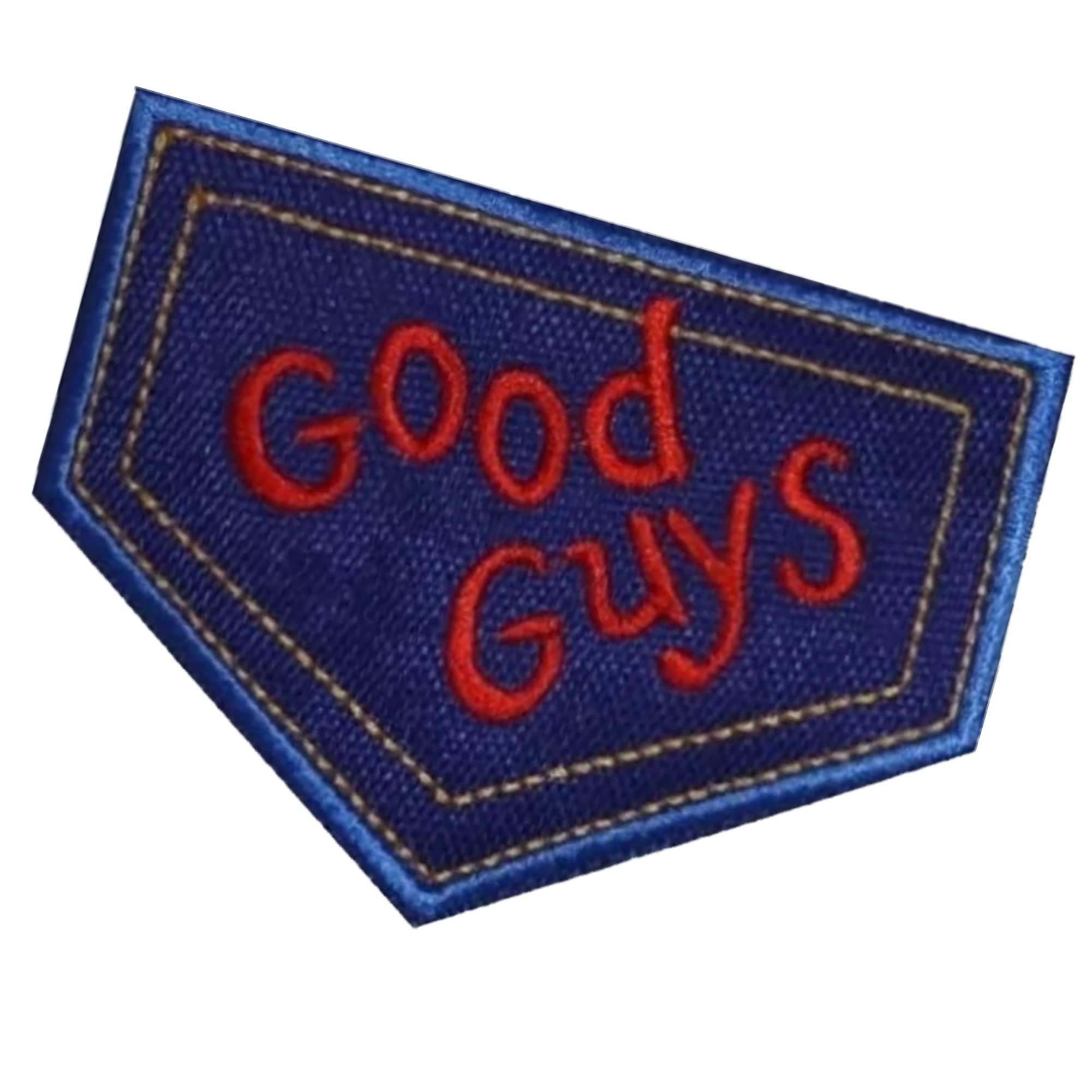 Good Guys Applique Patches, Cute Funny Fabric Embroidered Appliqué Patches, Tactical Armband Badges Emblem Applique Attachment Hook Fastener Backing Sewing Repair Patches for Jackets, Jeans, Clothes - Image 4