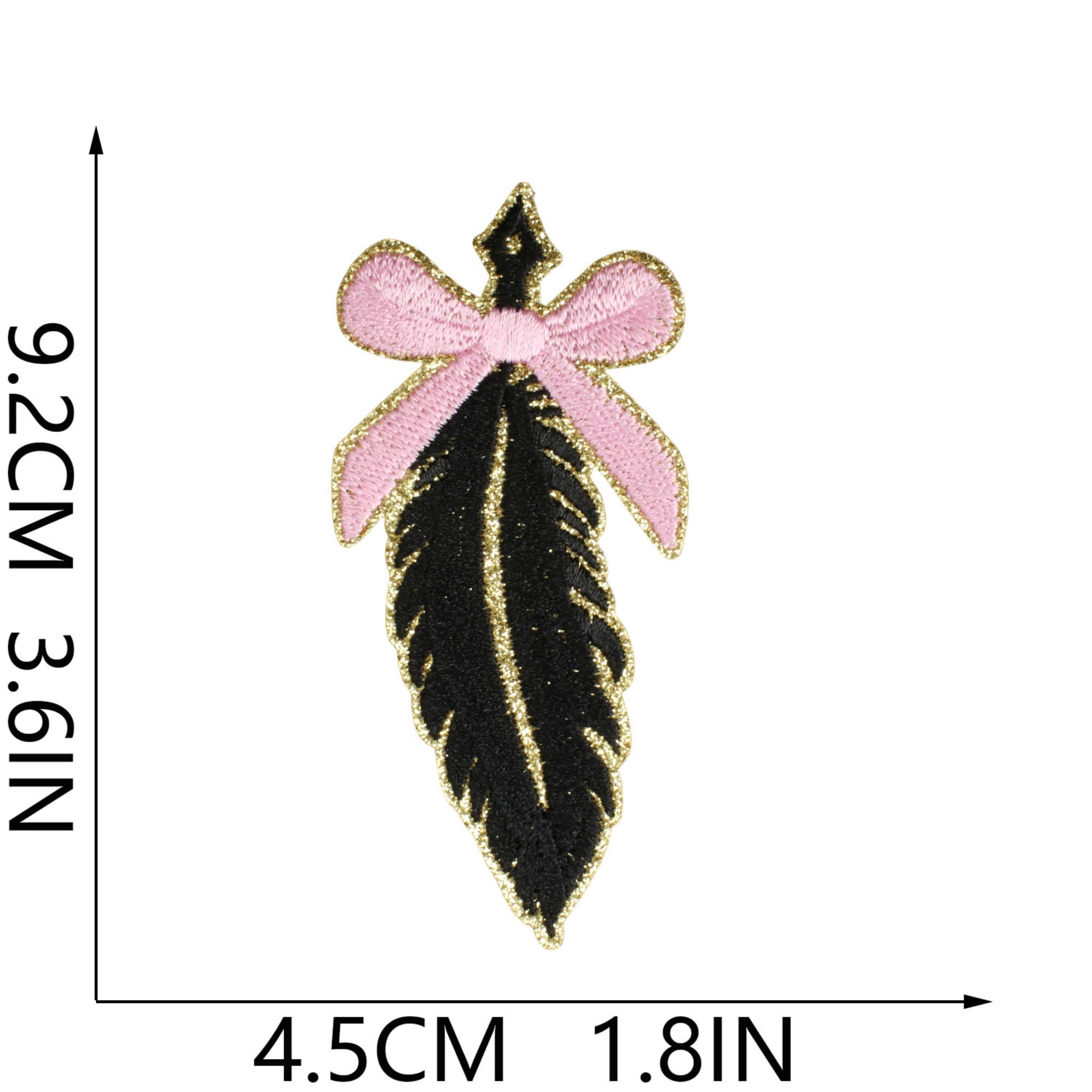 Graduation Embroidered Iron-On Patches 2026, Pink and Black, Graduate Theme, Bag and Clothing Decoration, 12 Pieces - Image 7