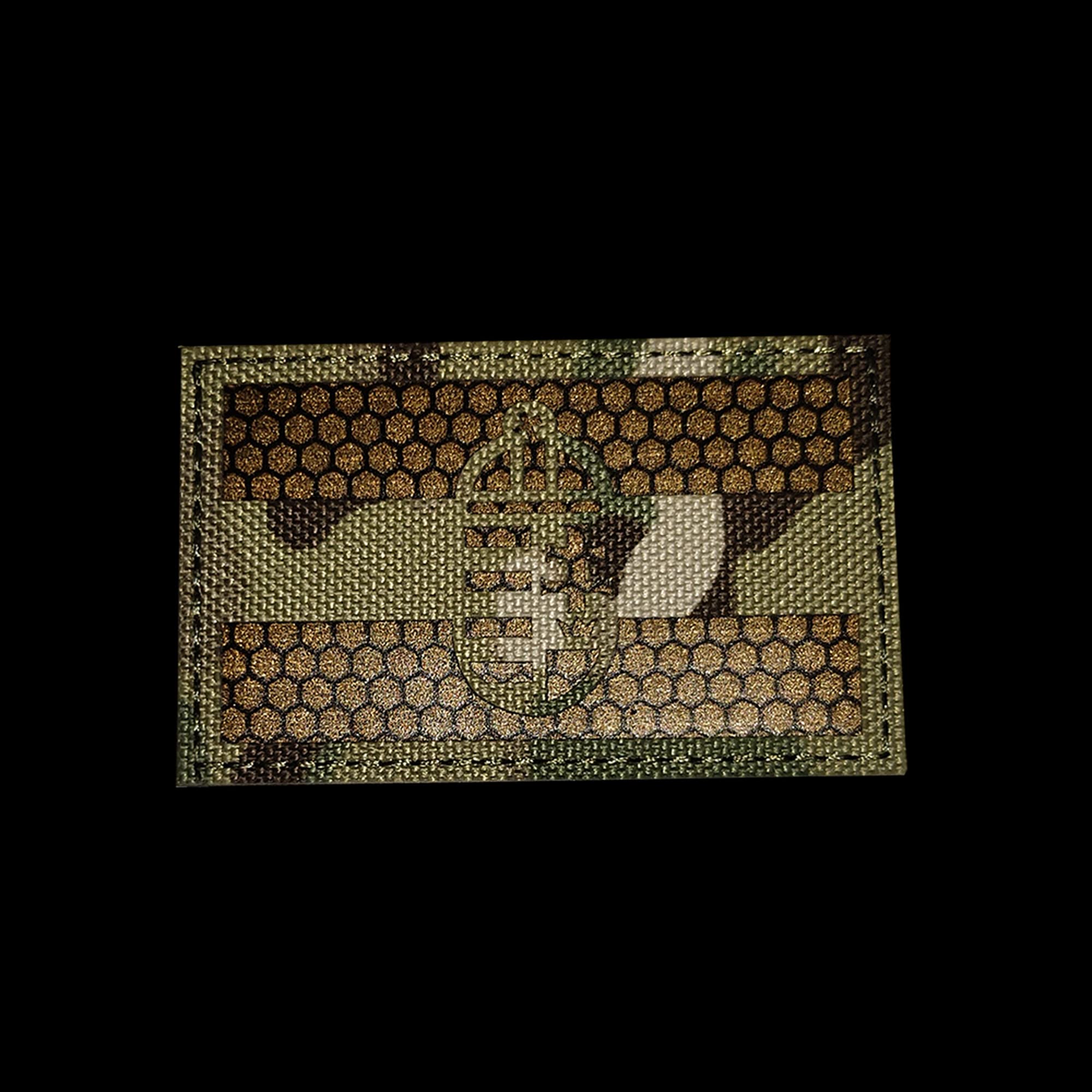 Hungary Flag IR Infrared Reflective Patches, Hungarian Flags Tactical Military Morale Badges Sew On Appliques Hook and Loop Fasteners Attach - Image 2