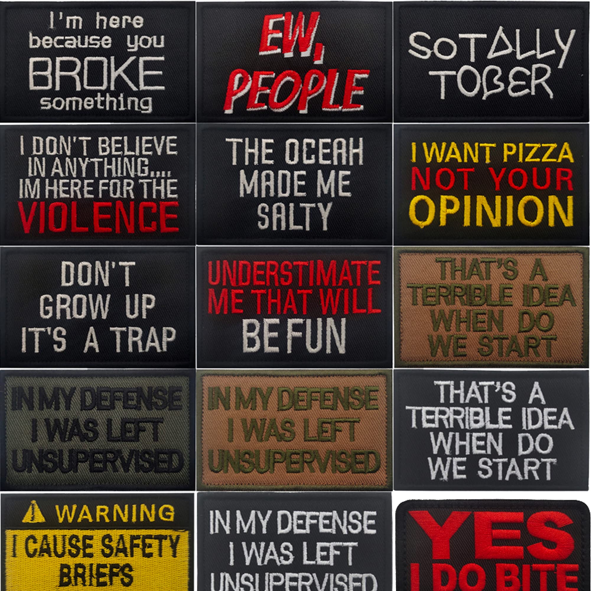 I'm Here Because You Broke Something Embroidered Appliqué Patches Tactical Military Morale Sewing Appliques Emblems Badges - Image 4