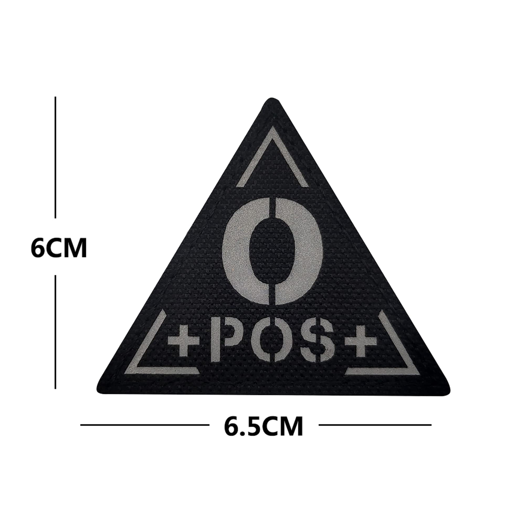 Infrared Reflective Blood Type Patch O Positive POS Applique Patches Tactical Military Emblem Badges - Image 3