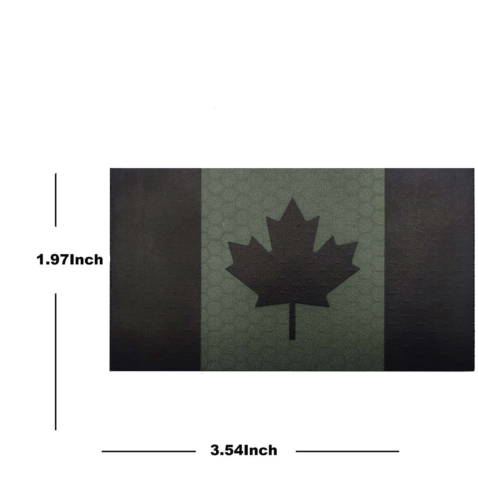 Infrared Reflective Canada Flag Patches Canadian Flags Patch Tactical Military Emblem Badges - Image 4