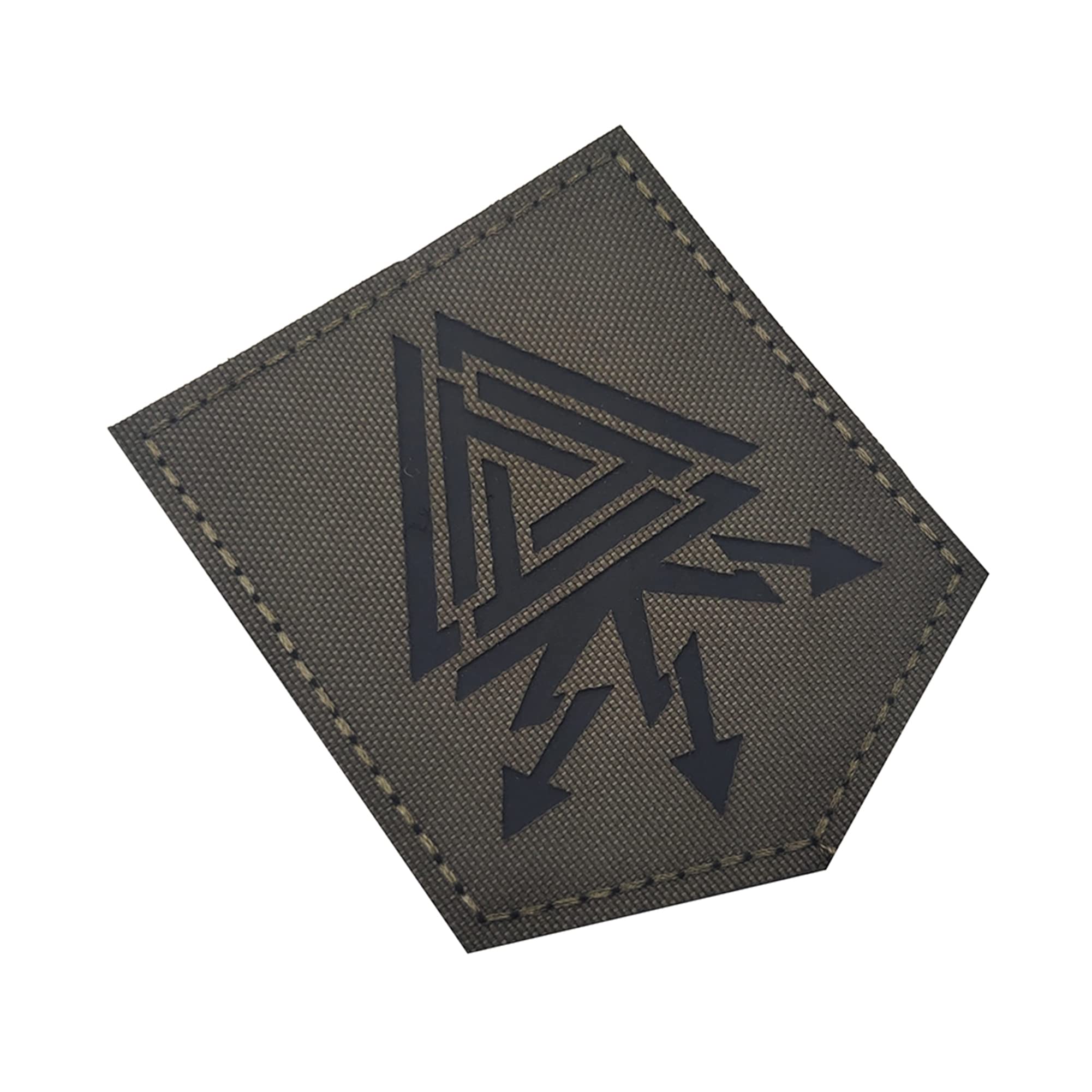 Infrared Reflective Patch Valknut Triangle Symbol Tactical Military Patches - Image 4