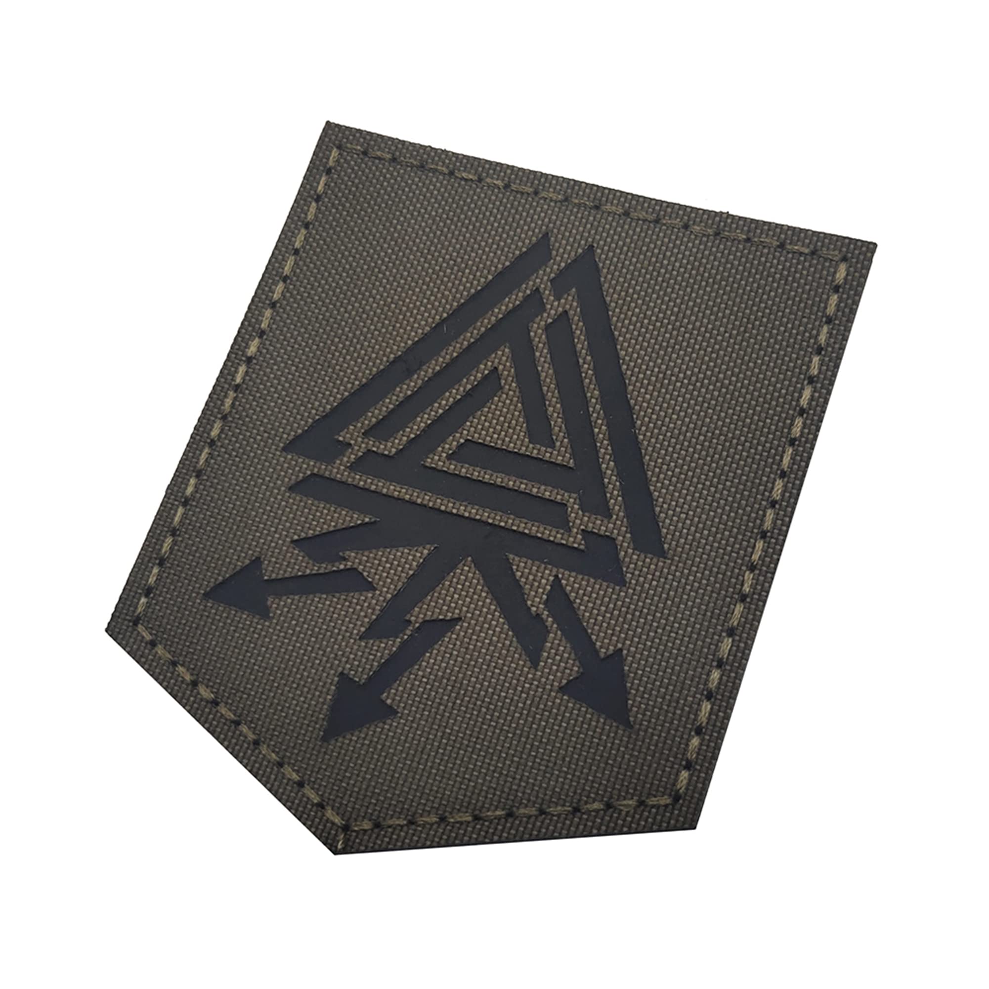 Infrared Reflective Patch Valknut Triangle Symbol Tactical Military Patches - Image 5
