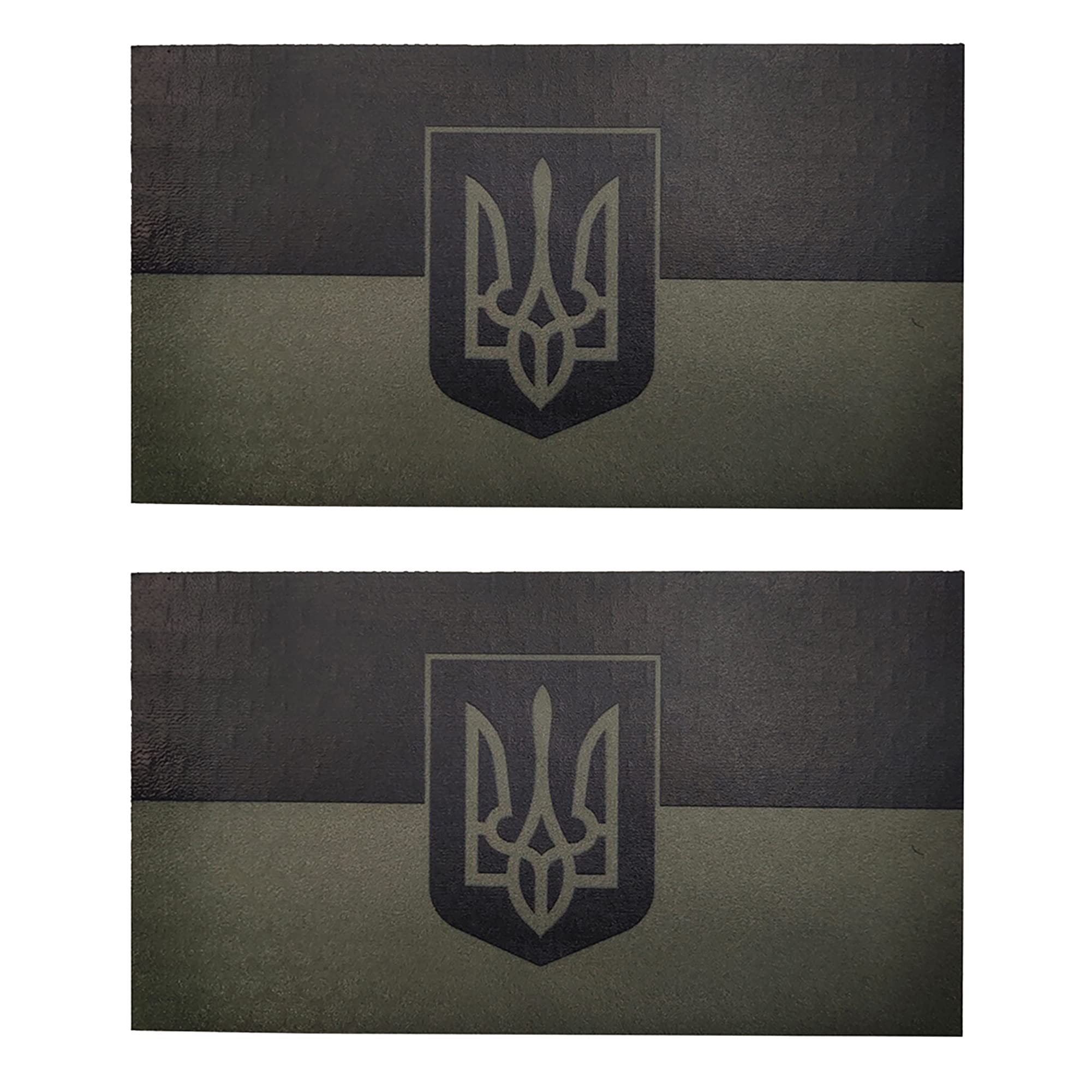 Infrared Reflective Ukraine Flag Patches Trident Ukrainian Coat of Arms Army Subdued Tactical Patch Decorative Appliques Emblem Armband Badges
