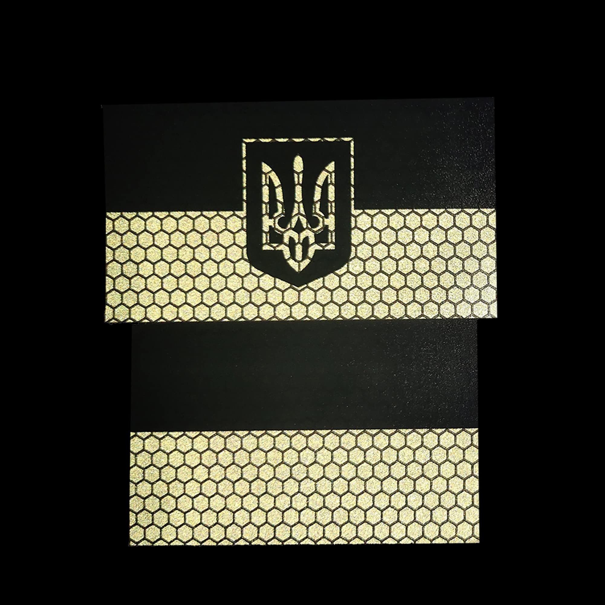 Infrared Reflective Ukraine Flag Patches Trident Ukrainian Coat of Arms Army Subdued Tactical Patch Decorative Appliques Emblem Armband Badges - Image 2