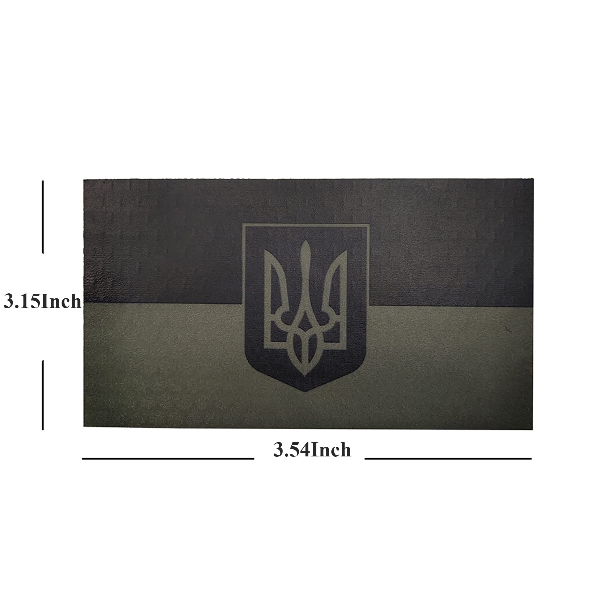 Infrared Reflective Ukraine Flag Patches Trident Ukrainian Coat of Arms Army Subdued Tactical Patch Decorative Appliques Emblem Armband Badges - Image 3