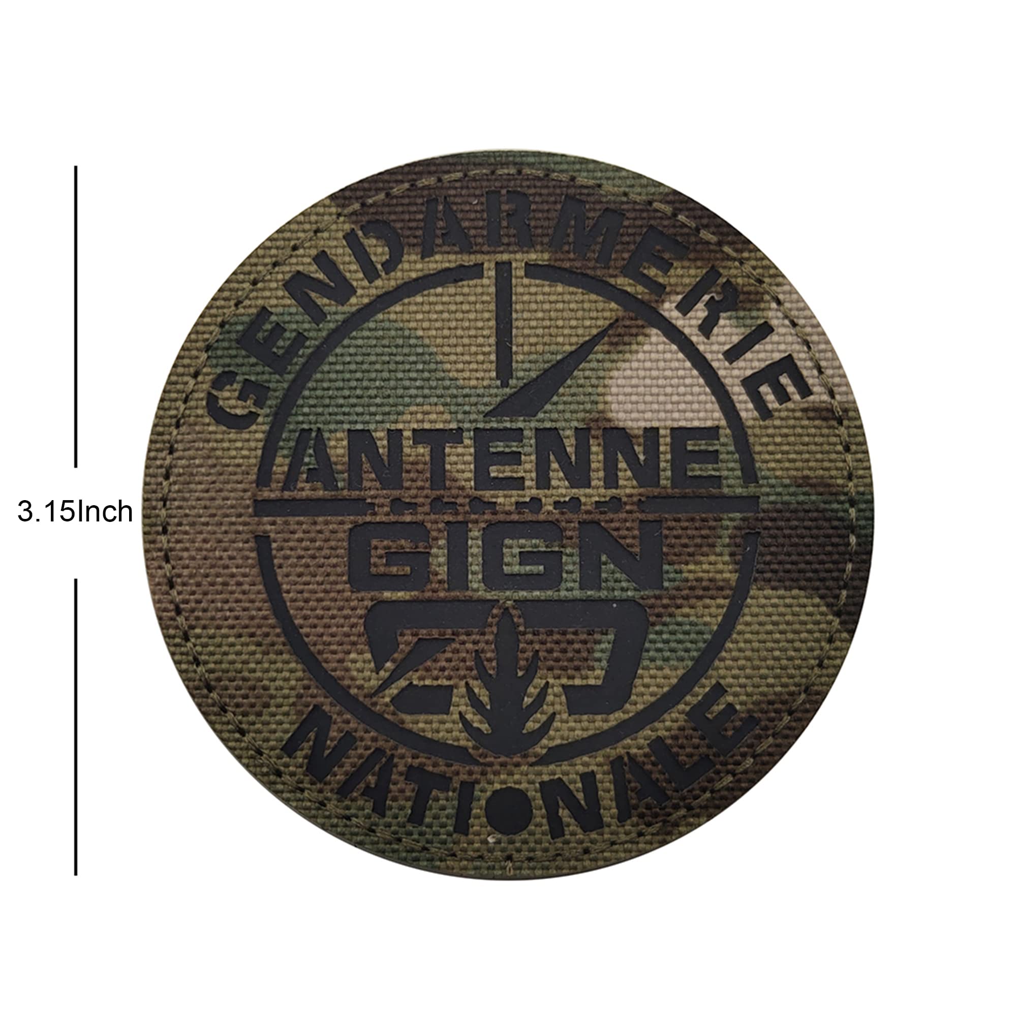 IR Infrared Reflective Applique Patches France Gendarmerie GIGN Nationale Special Forces Tactical Military Morale Patch Decorative Appliques Emblem Armband Badges - Image 3