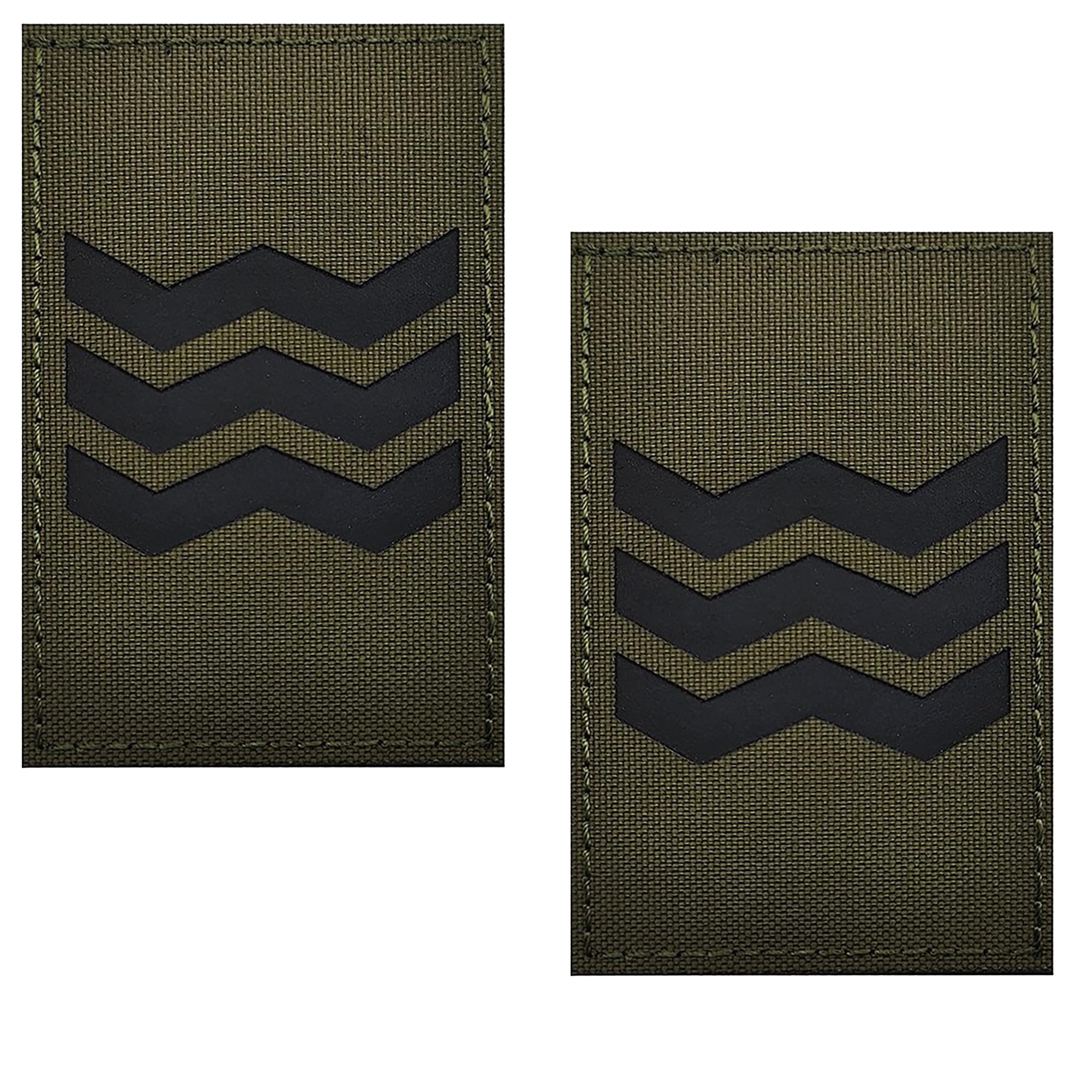 Ireland Flag Reflective Tactical Patch with Hook and Loop Backing, Irish Tricolor Cloth Patches Appliques (Color-e)