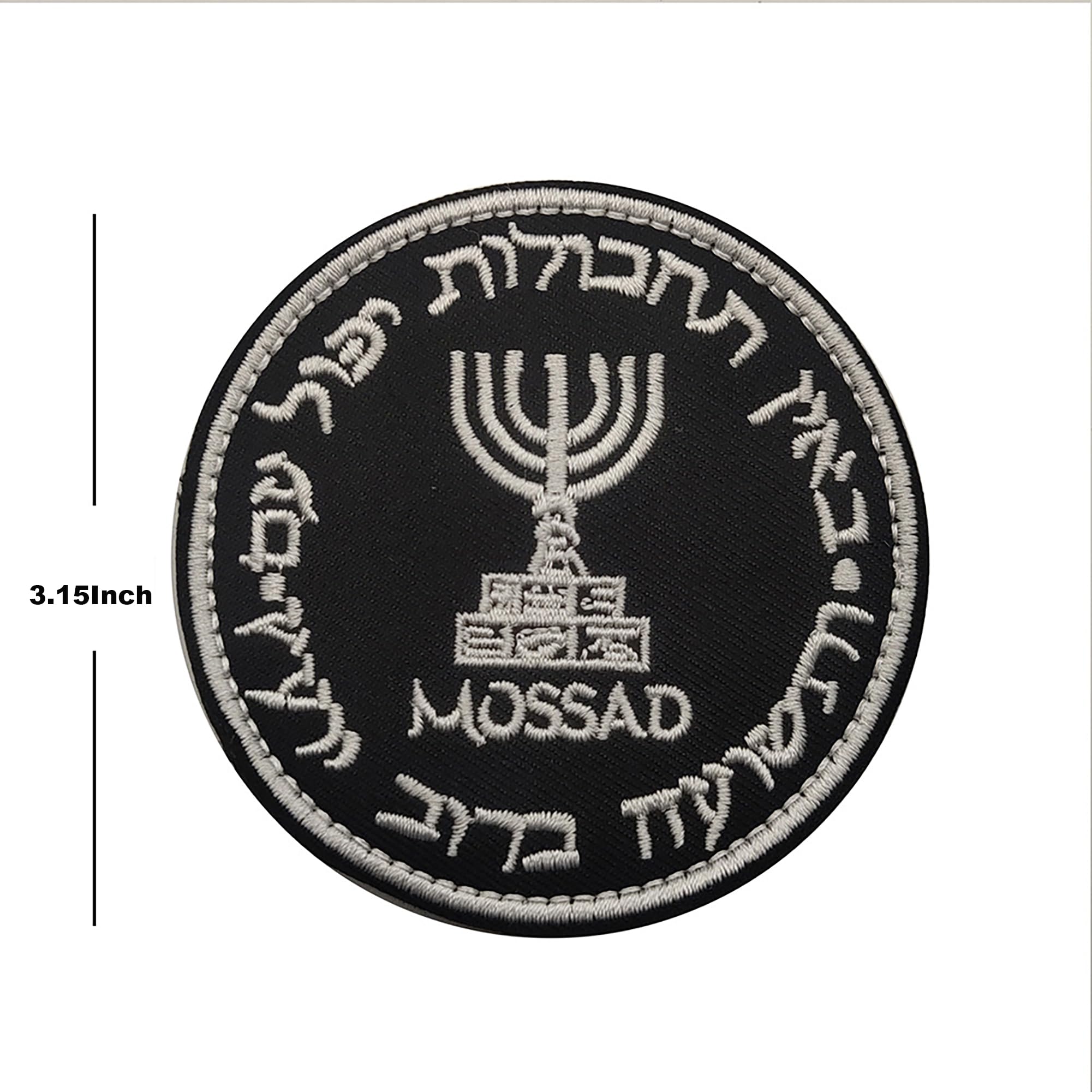 Israel Israeli Counterterrorism Mossad North Wolves Airsoft Team Embroidered Applique Patches Military Morale Emblem Armband Badges Embroidery Appliqué Patch - Image 3