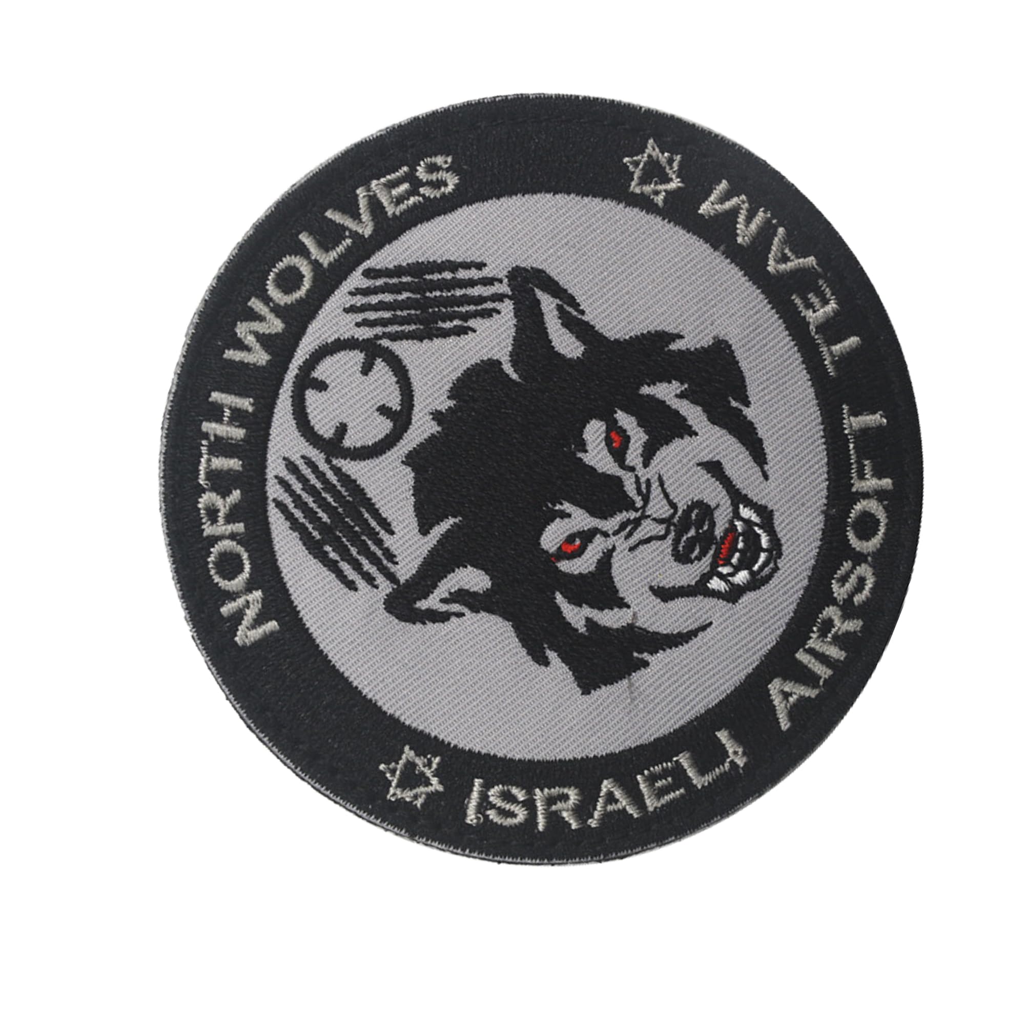 Israel Israeli Counterterrorism Mossad North Wolves Airsoft Team Embroidered Applique Patches Military Morale Emblem Armband Badges Embroidery Appliqué Patch - Image 7