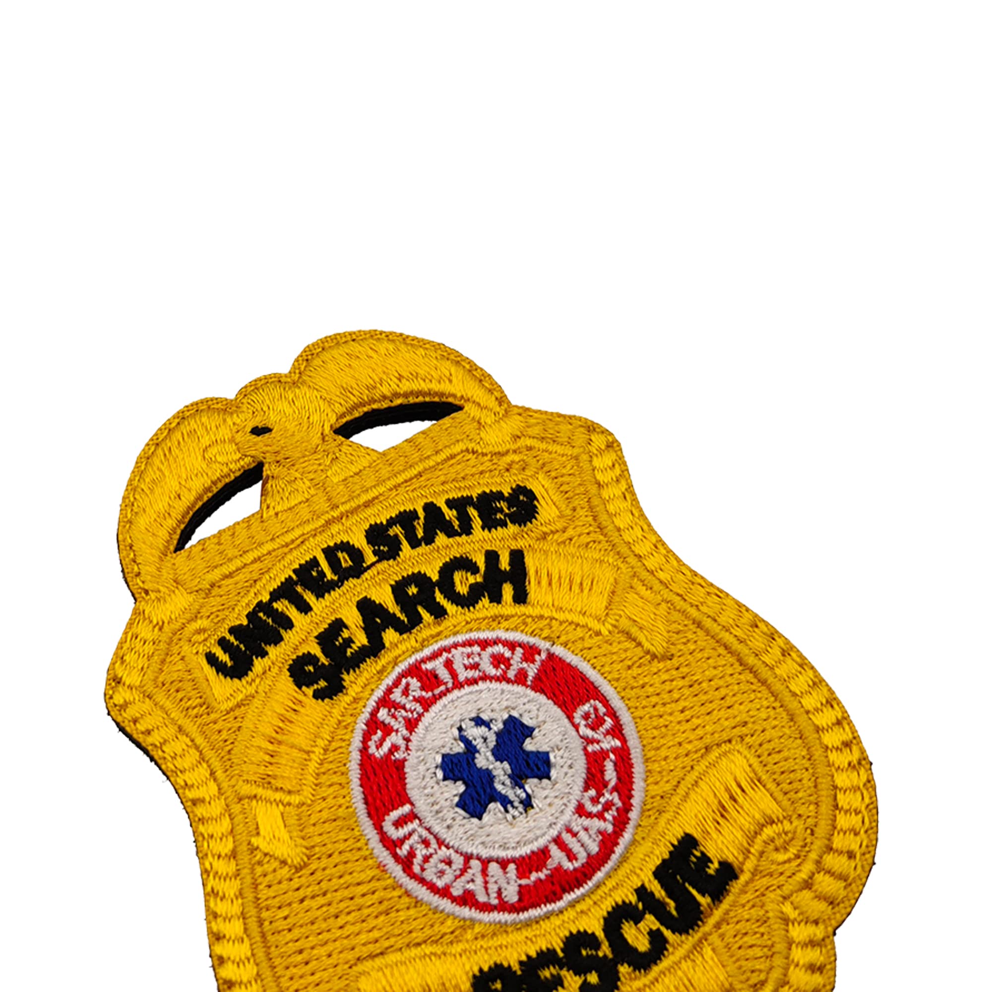 K9 Dog United States Search and Rescue Embroidered Patches Tactical Military Emblem Fasteners Hook and Loop Backed Badges Appliques Bundle of 2 Pieces, 3.35 x 2.17Inch - Image 5
