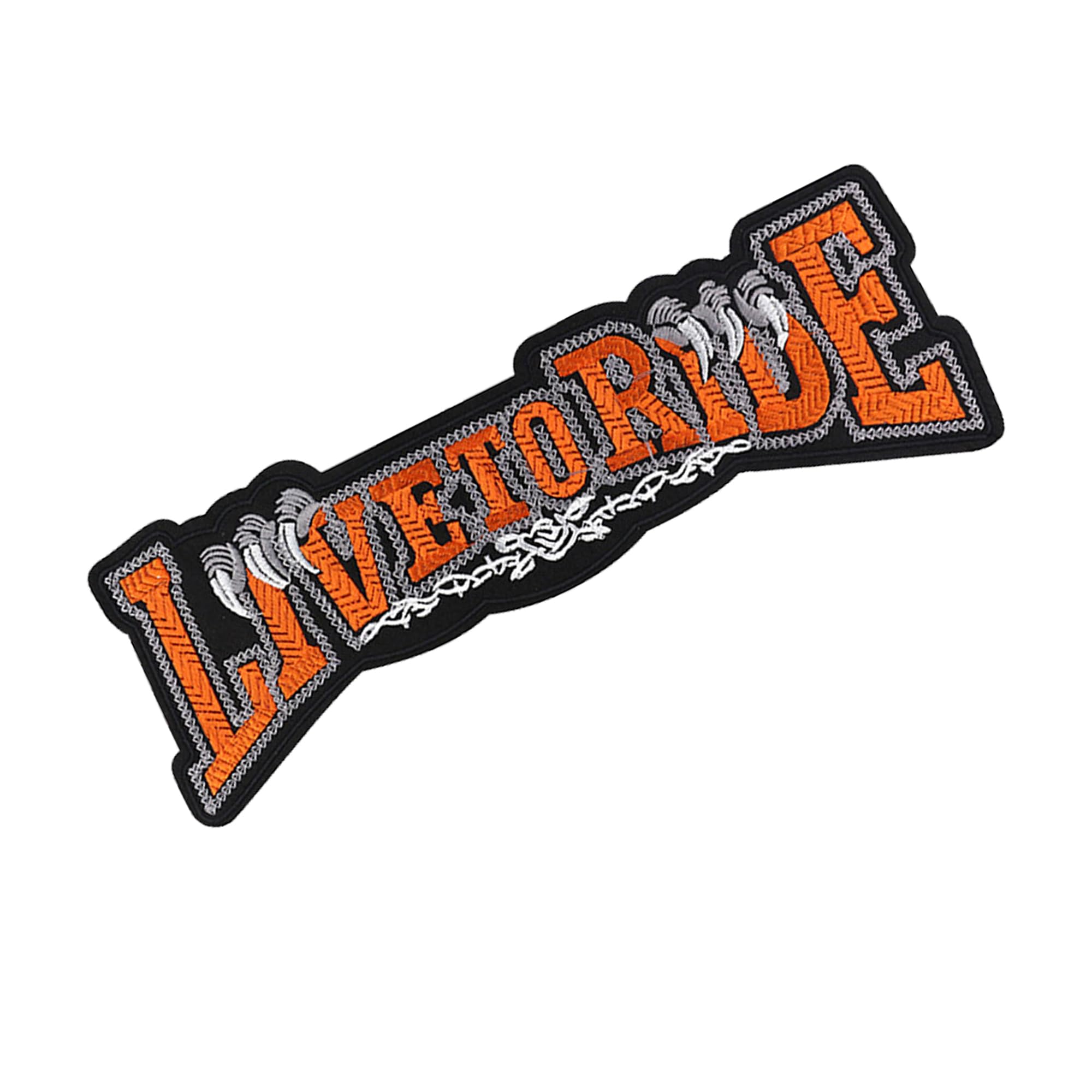Large Embroidered Motorcycle Bike Patches Set Custom Personalized Patch Applique - Born to Be Free Live to Ride for Clothing MC Vest Jackets Backpacks - Image 7