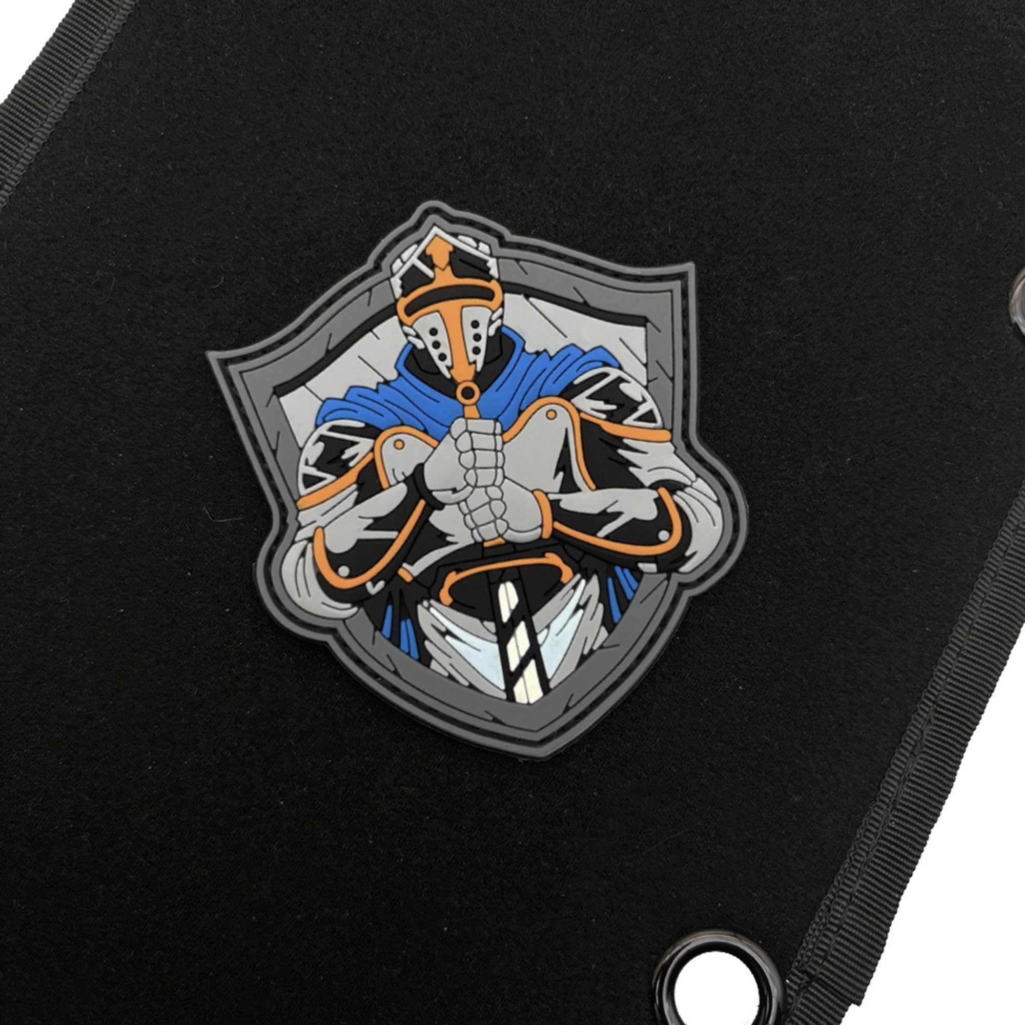 Medieval Knight PVC Morale Patch, Shield Design with Hook and Loop Backing, 3.15 x 3.54 Inch, Tactical Badge for Backpacks - Image 7