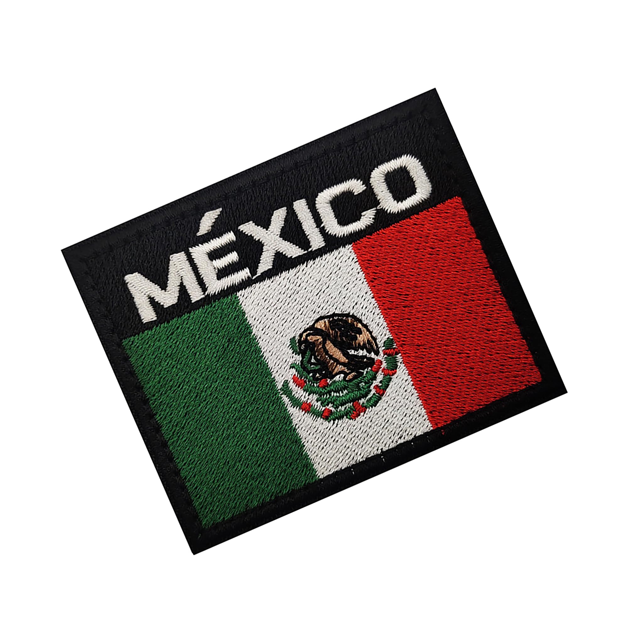 Mexico Flag Embroidered Appliqué Patches Mexican International Flag Applique Patches Tactical Military Morale Combat Armband Badges 2.95 x 2.36Inch - Image 7