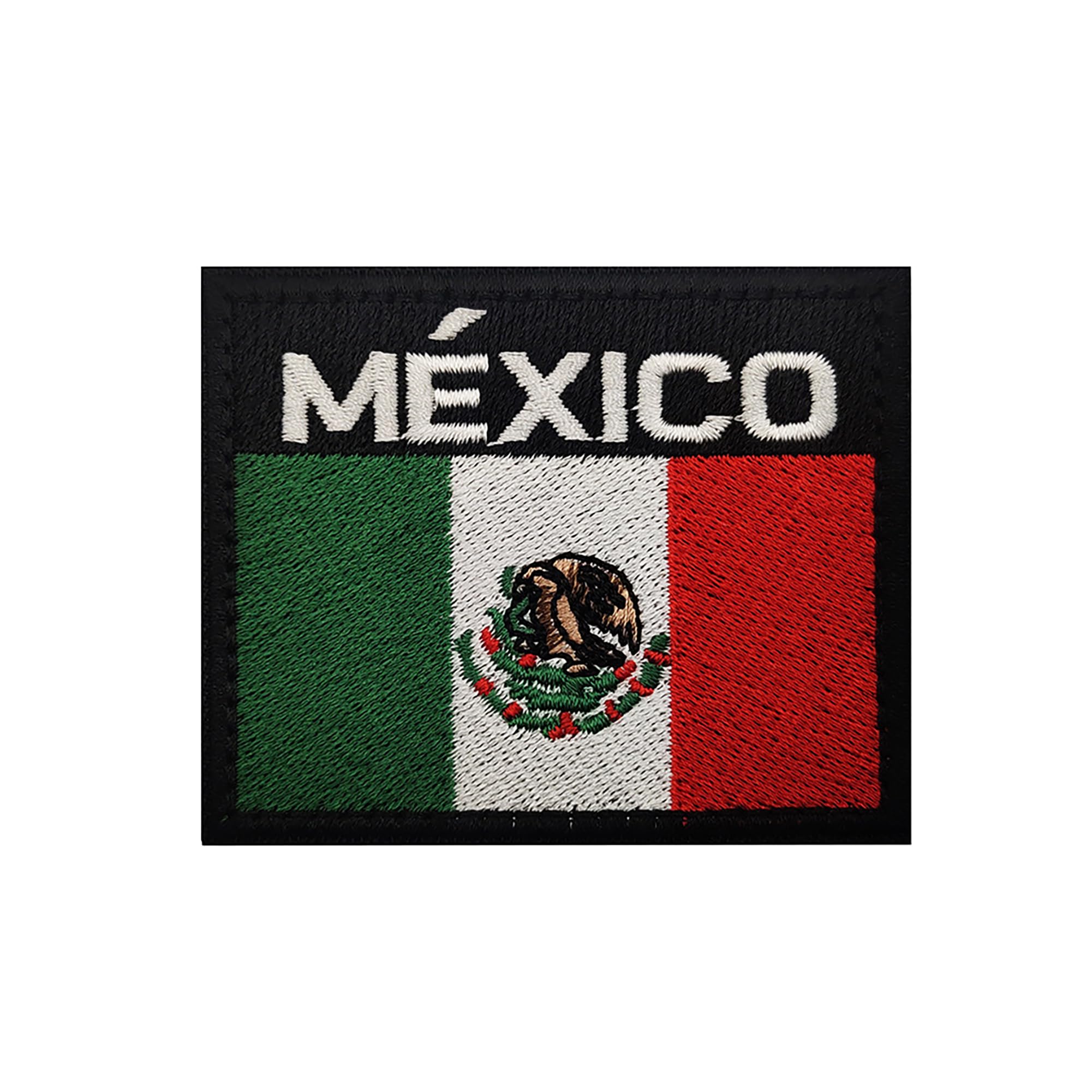 Mexico Flag Embroidered Appliqué Patches Mexican International Flag Applique Patches Tactical Military Morale Combat Armband Badges 2.95 x 2.36Inch - Image 8