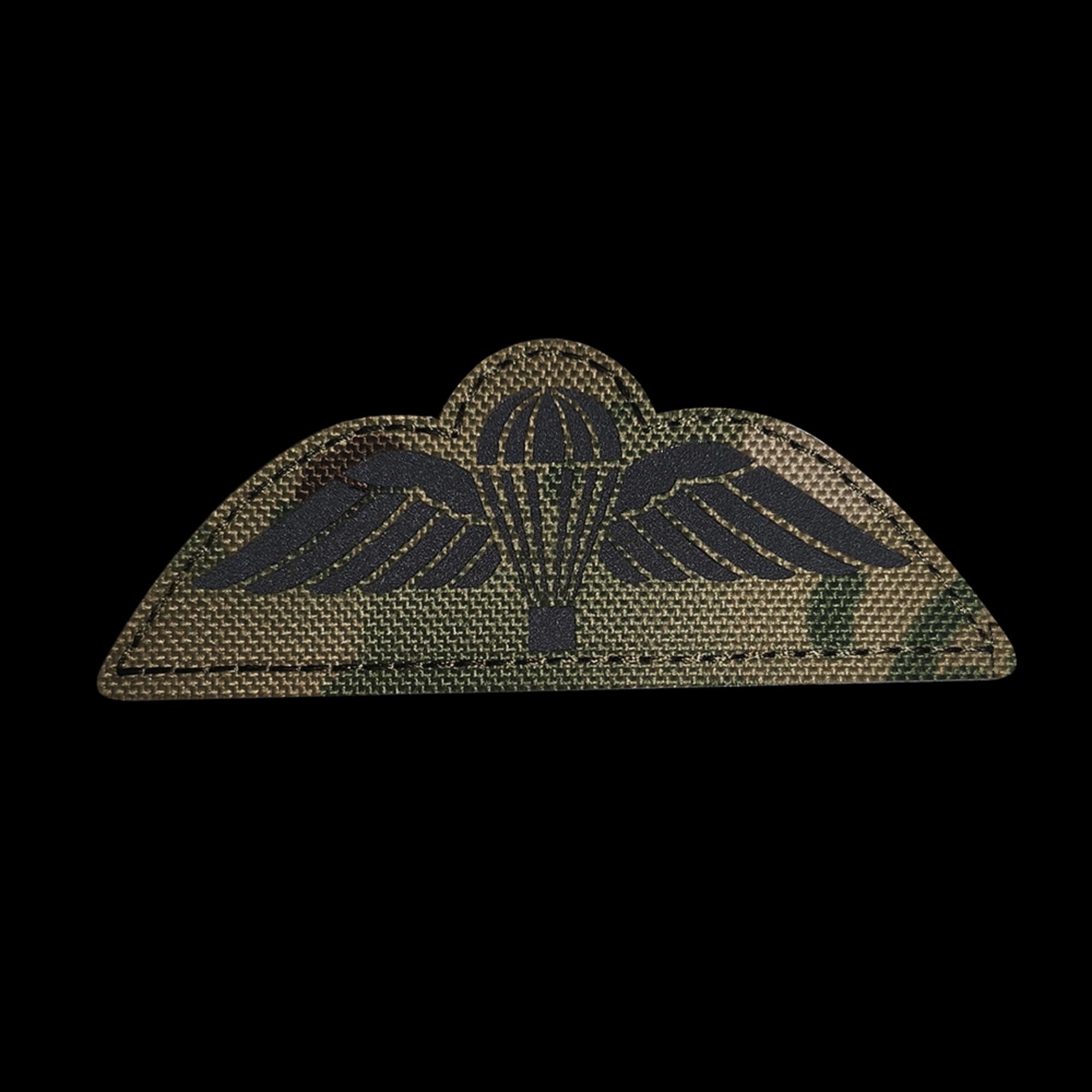 Military Parachute Wing Reflective Patches, Hook and Loop Fastener Backing, 3.94 x 1.57 Inches, 2-Pack - Image 5
