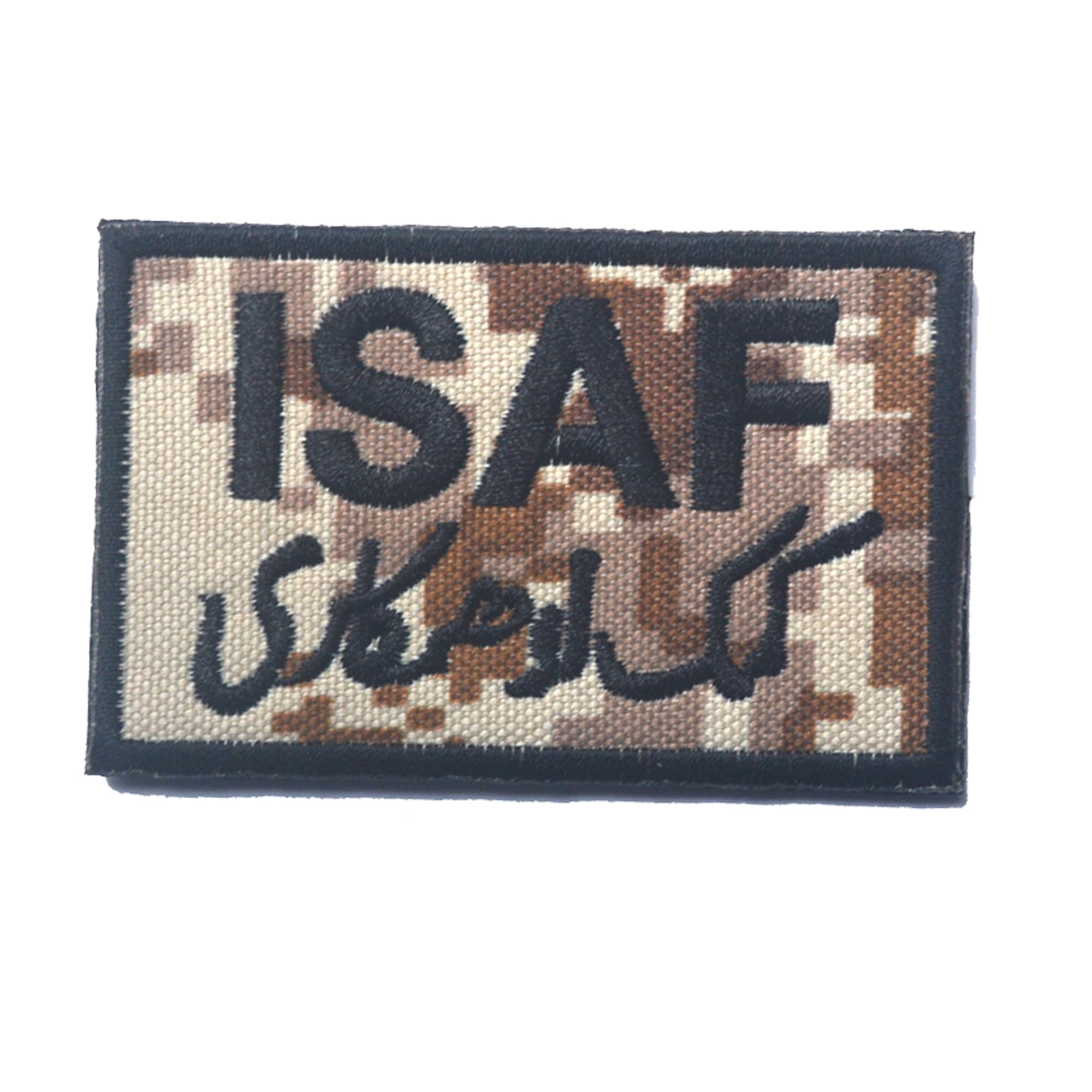 Military Patch Collection, Afghanistan Special Forces and ISAF Emblems, Hook and Loop Backing, 8-Piece Set - Image 7