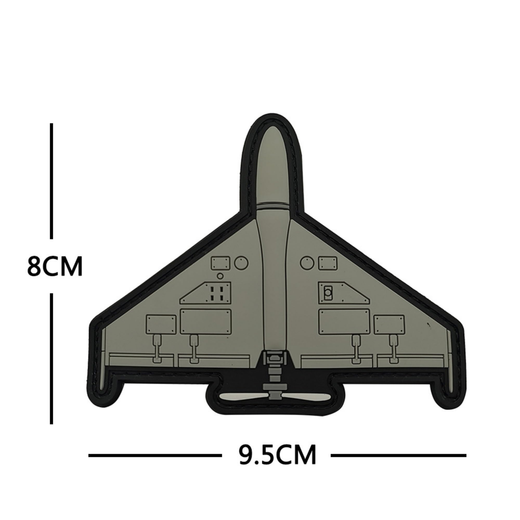 Military Tactical PVC Patches Set, Combat Vehicle Collection with Tank, Submarine and Missile, Hook and Loop Backing, Soft Rubber Material, 4-Piece Set - Image 2