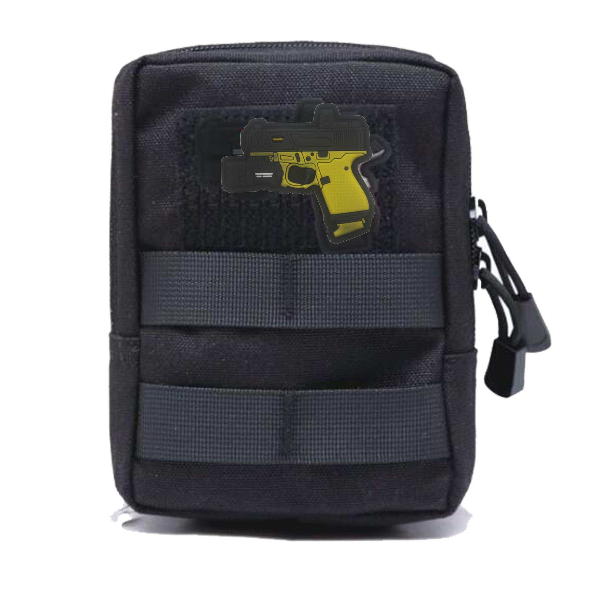 Mini Gun Bullet PVC Rubber Patch 3D Fastener Hook and Loop Backing Tactical Military Morale Patches Badges (Multi Color) - Image 5