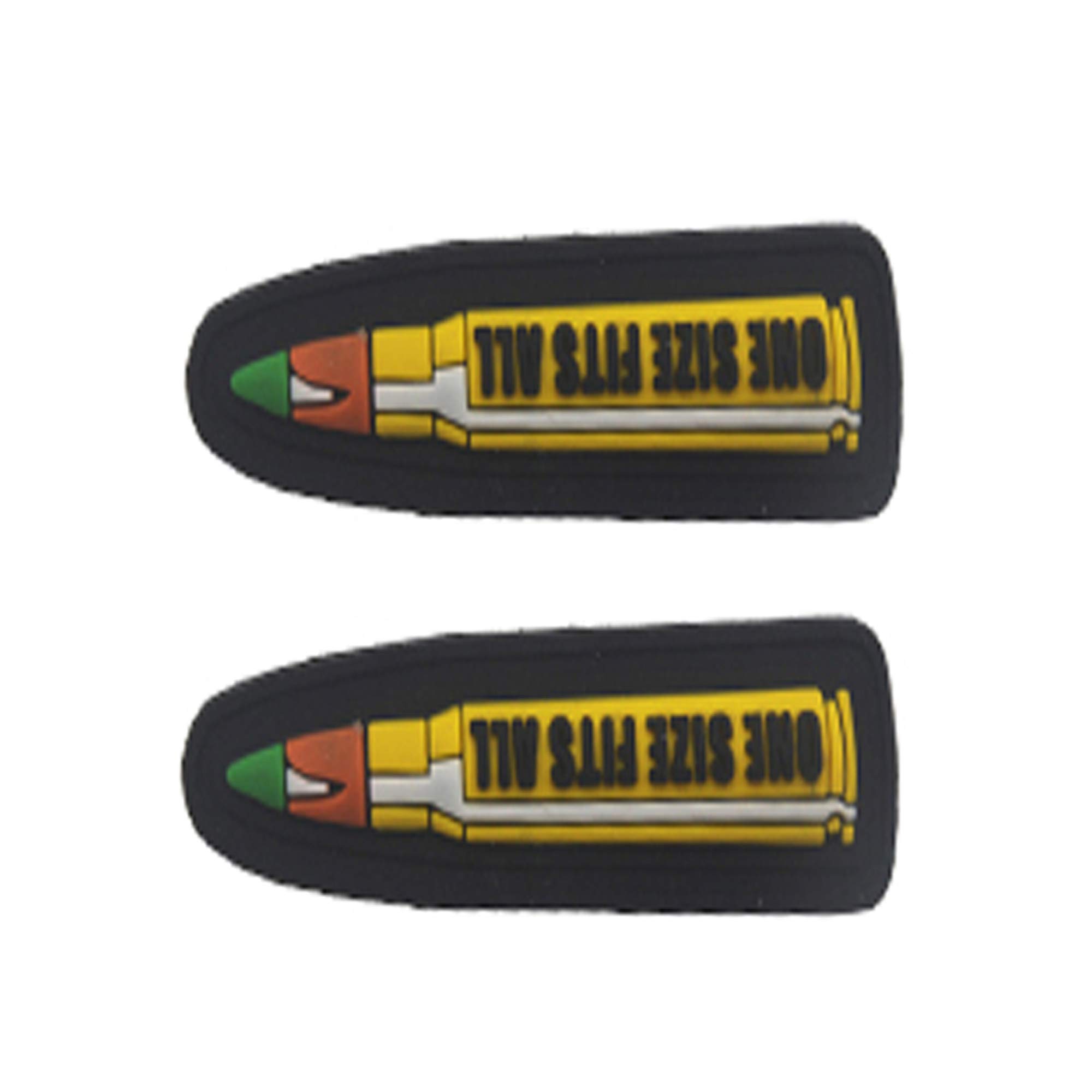 Mini Gun Bullet PVC Rubber Patch 3D Fastener Hook and Loop Backing Tactical Military Morale Patches Badges (Multi Color) - Image 6