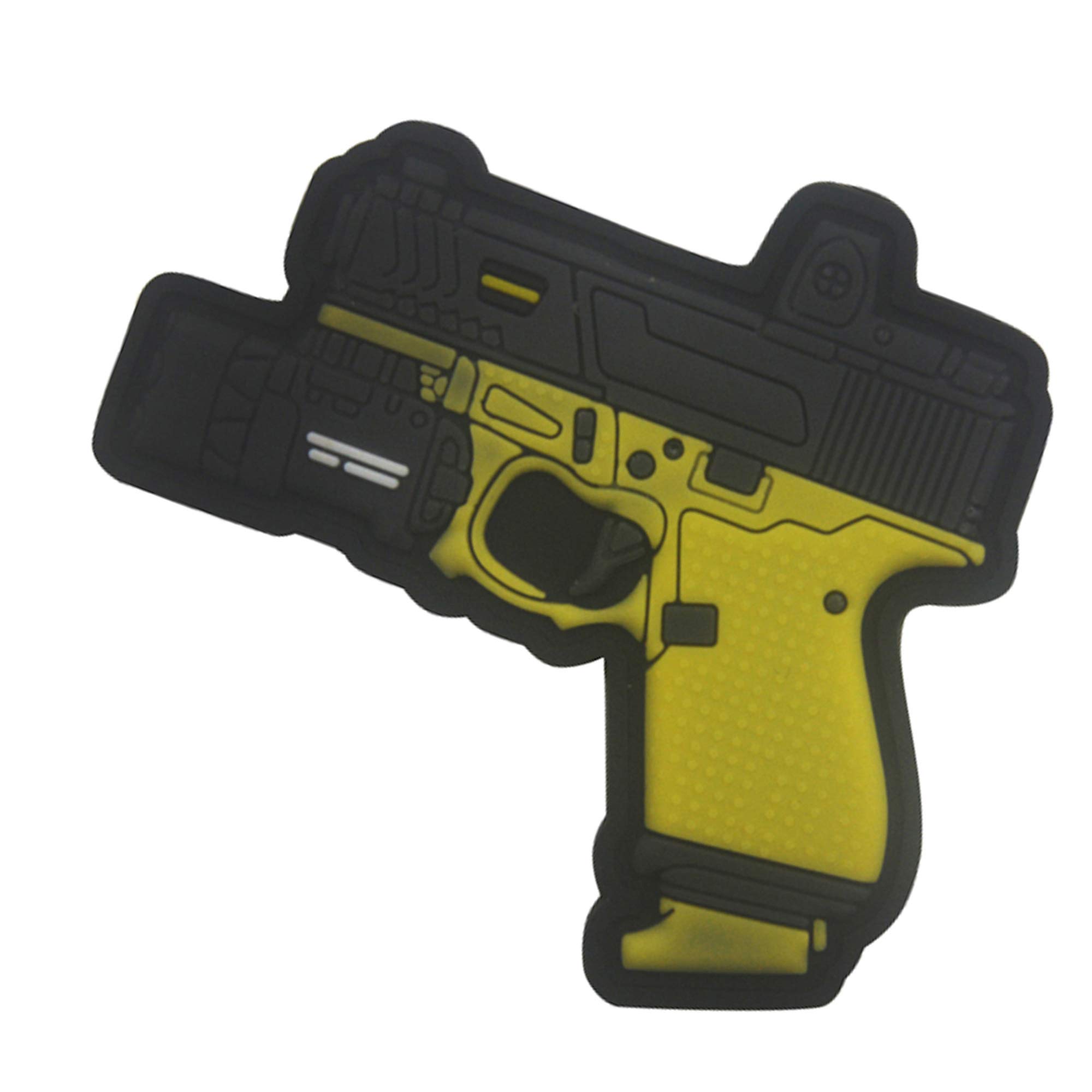 Mini Gun Bullet PVC Rubber Patch 3D Fastener Hook and Loop Backing Tactical Military Morale Patches Badges (Multi Color) - Image 8