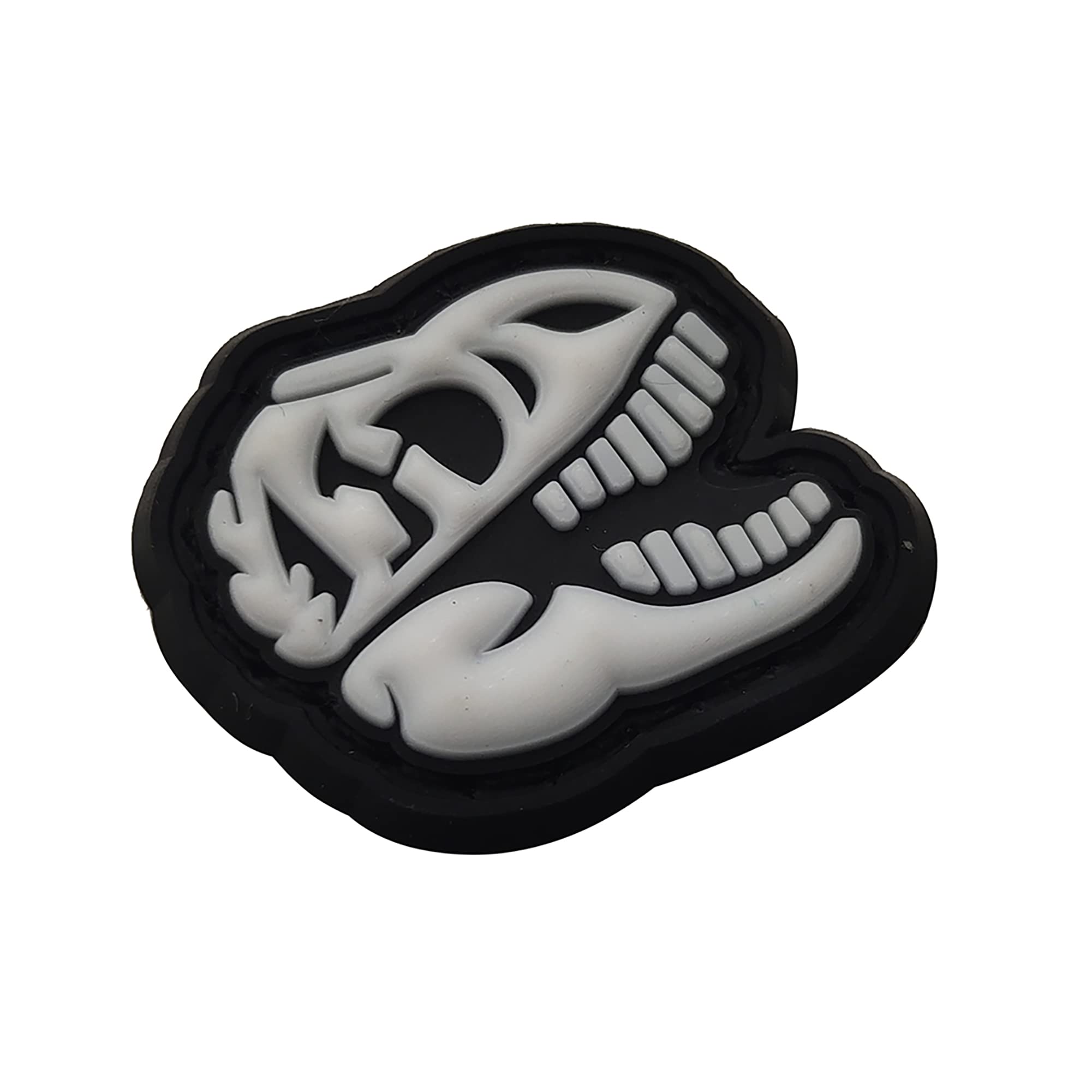 Mini Size Glowing in Dark Patches Dinosaurs PVC Rubber Morale Appliques Military Tactical Emblem Patch Badges Bundle of 3 Pieces - Image 6
