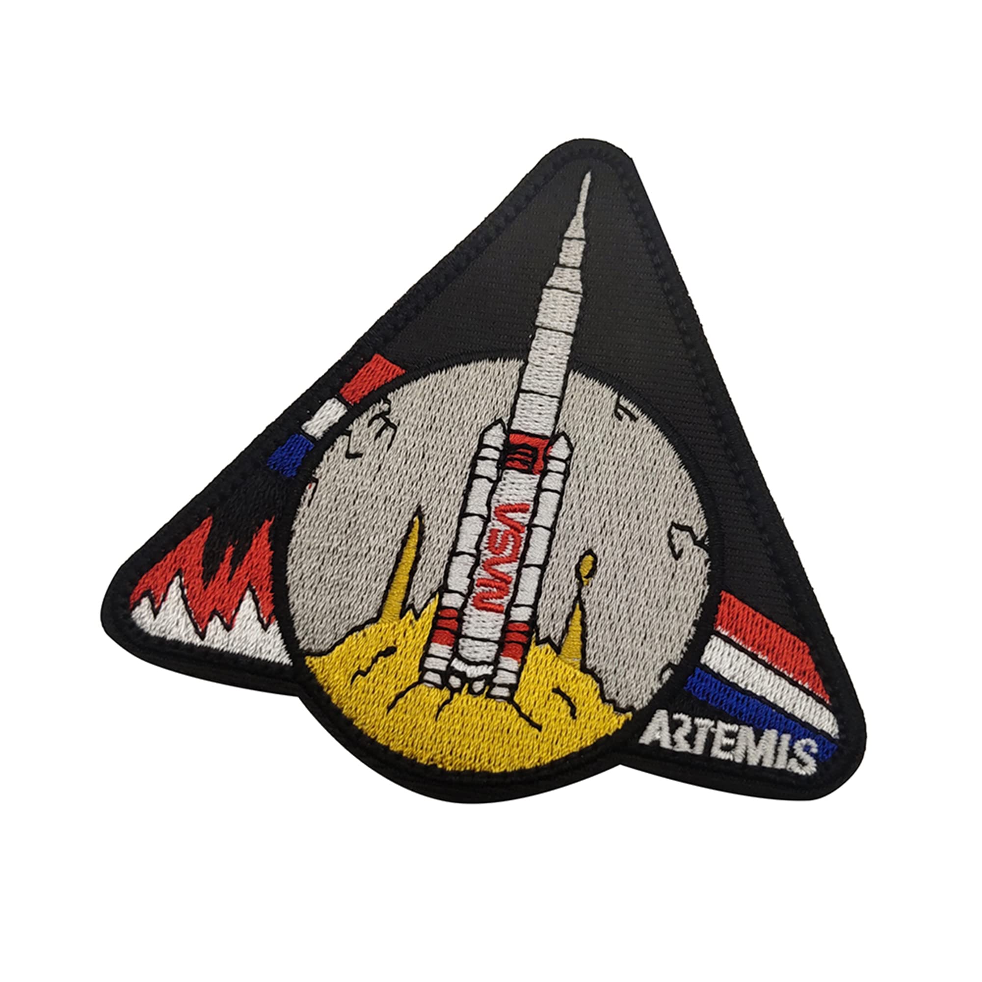 Moon Rocket Space Exploration Mission Embroidered Applique Patches Funny Embroidered Appliqué Patches Tactical Military Combat Armband Badges - Image 5