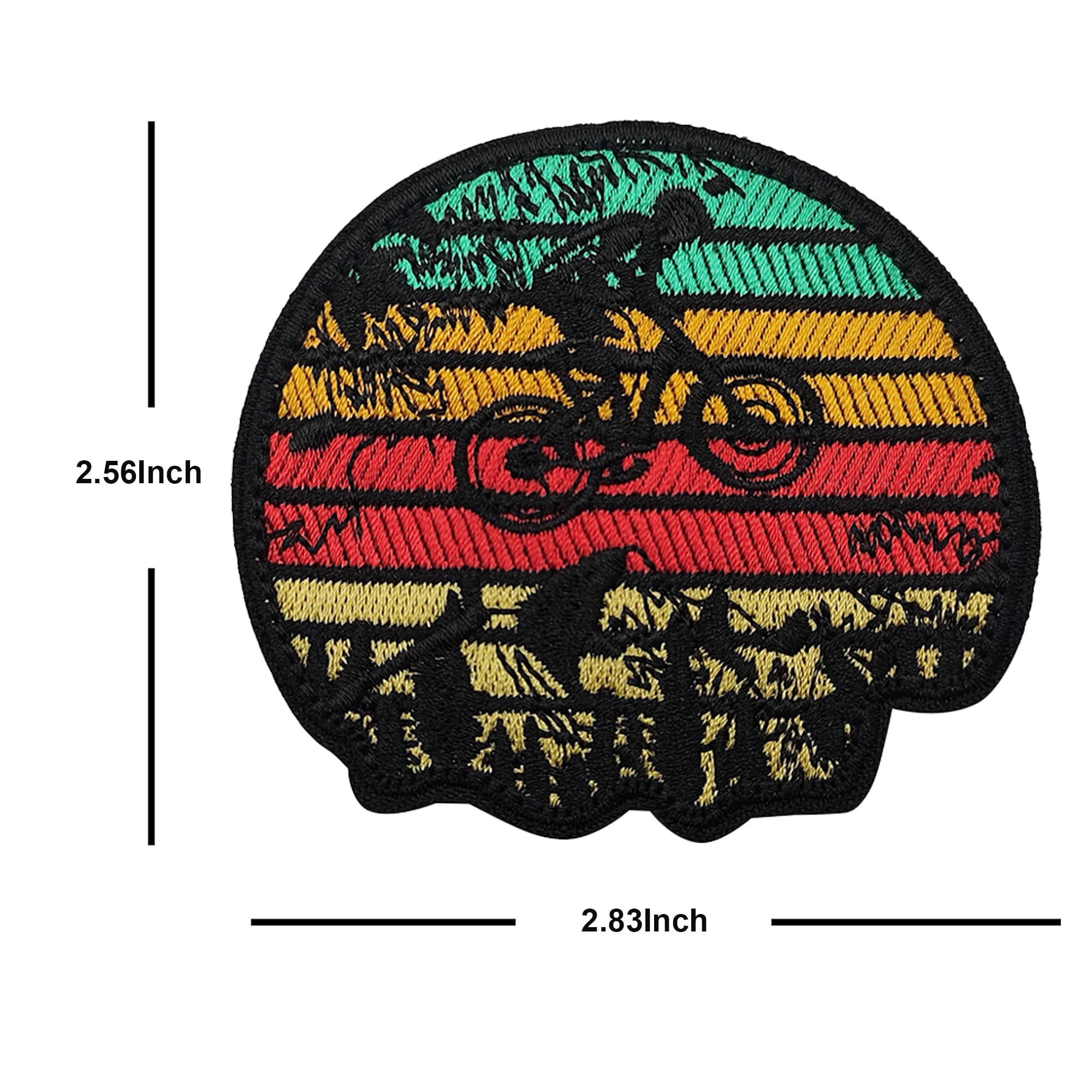 Mountain Biking Applique Patches - Embroidered Traveler Girl Boy Scout Biker Mountain Adventurer Camping Applique Sew On Patch - Fastener Hook and Loop Backing Emblem Badges Decorative Appliques - Image 3