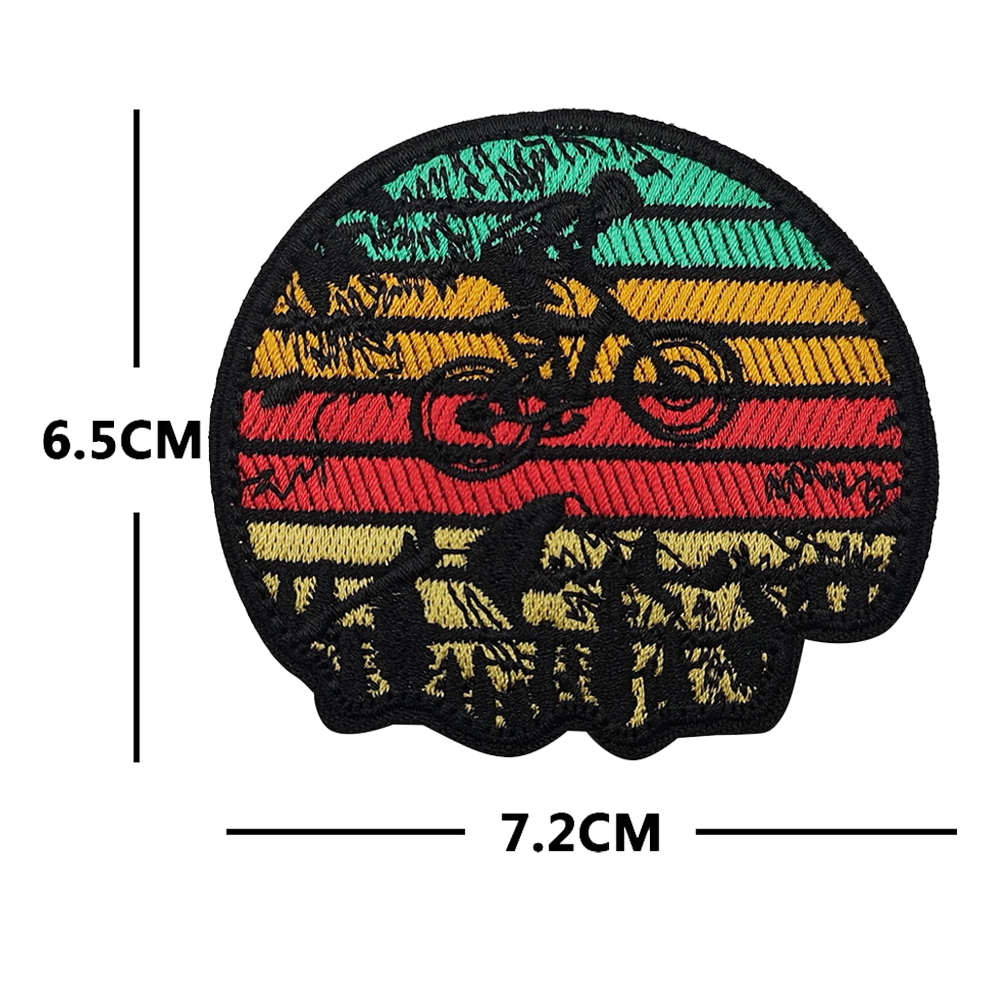 Mountain Biking Applique Patches - Embroidered Traveler Girl Boy Scout Biker Mountain Adventurer Camping Applique Sew On Patch - Fastener Hook and Loop Backing Emblem Badges Decorative Appliques - Image 4