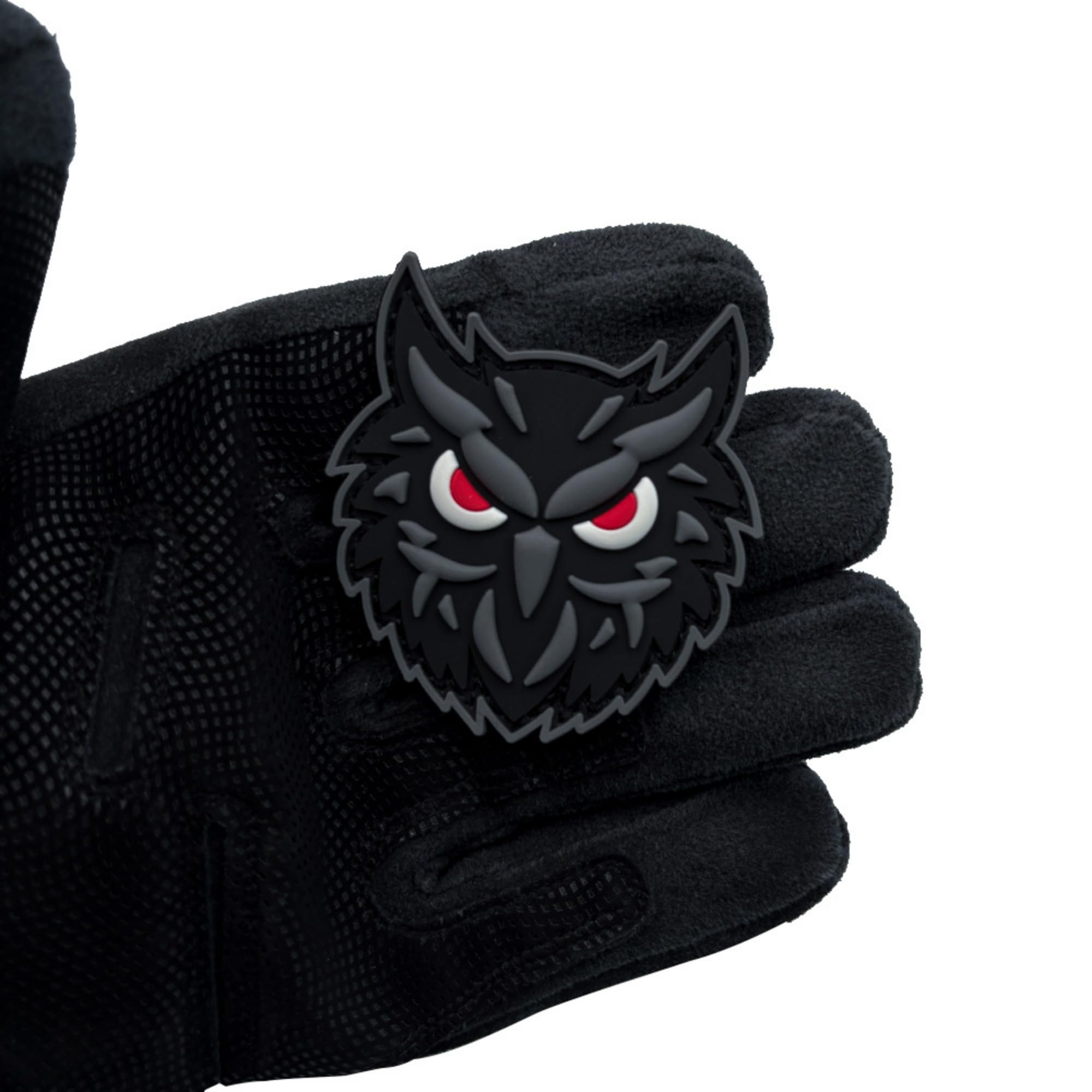 Noctilucent Night Owl Tactical Military PVC Patches, Glow-in-Dark Appliques, Hook and Loop Backing Badges, 2.36 x 2.56 Inch - Image 7