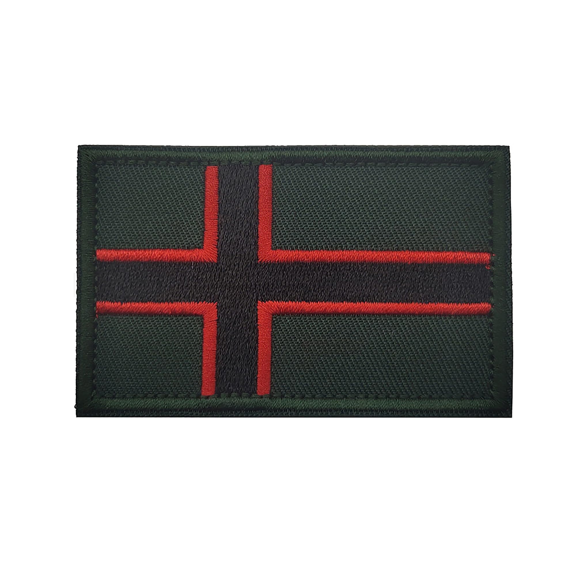 Norway Flag Embroidered Appliques Patches, Tactical Morale Military Emblem Badges Repair Patch Decorative Applique for Backpacks, Clothes, Hats, 3.15 x 1.97 Inch, 2 Pack - Image 6