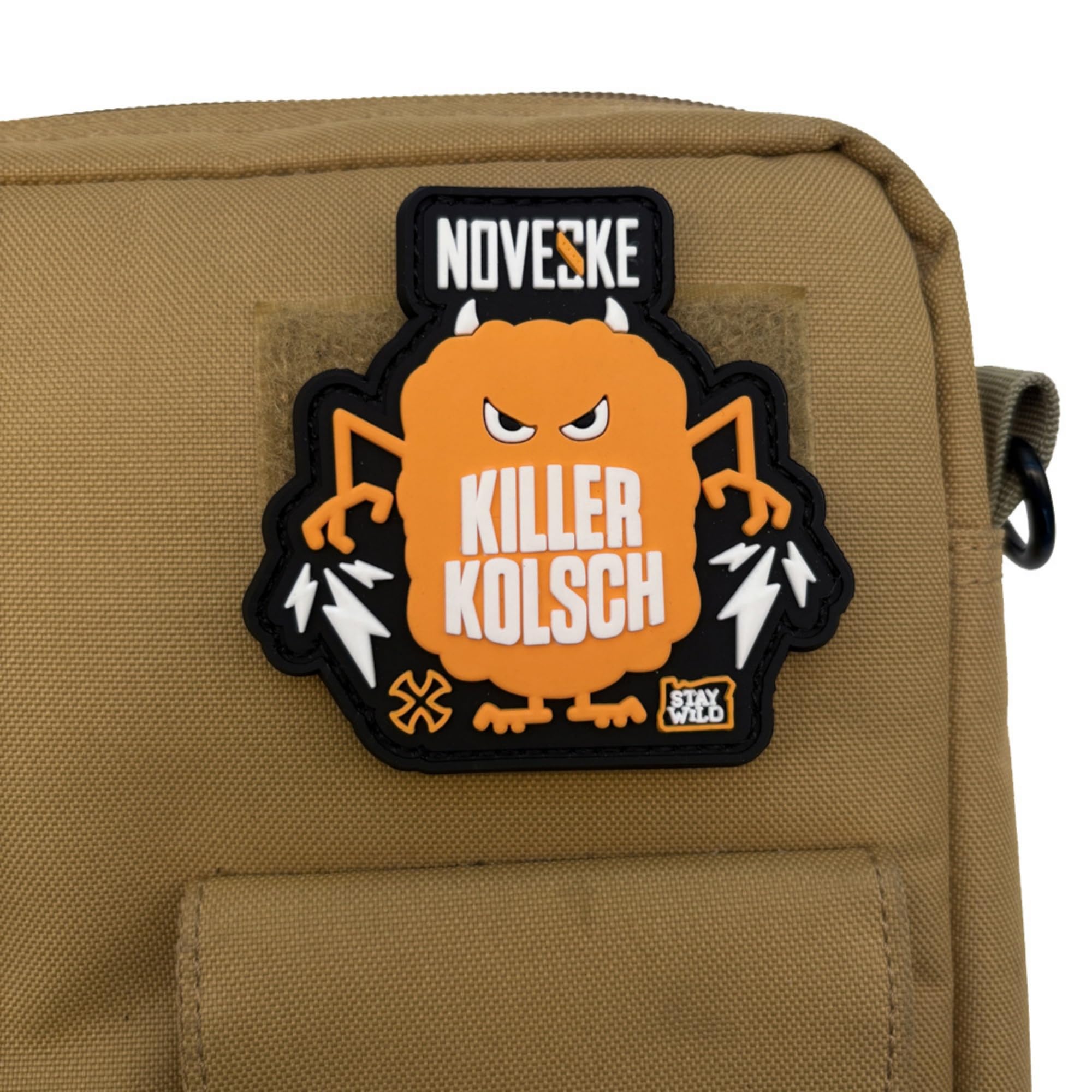 Novisic Killer Kolsch PVC Morale Patches, Glow in Dark, Hook and Loop Backing, 3.15 x 3.15 Inches - Image 4