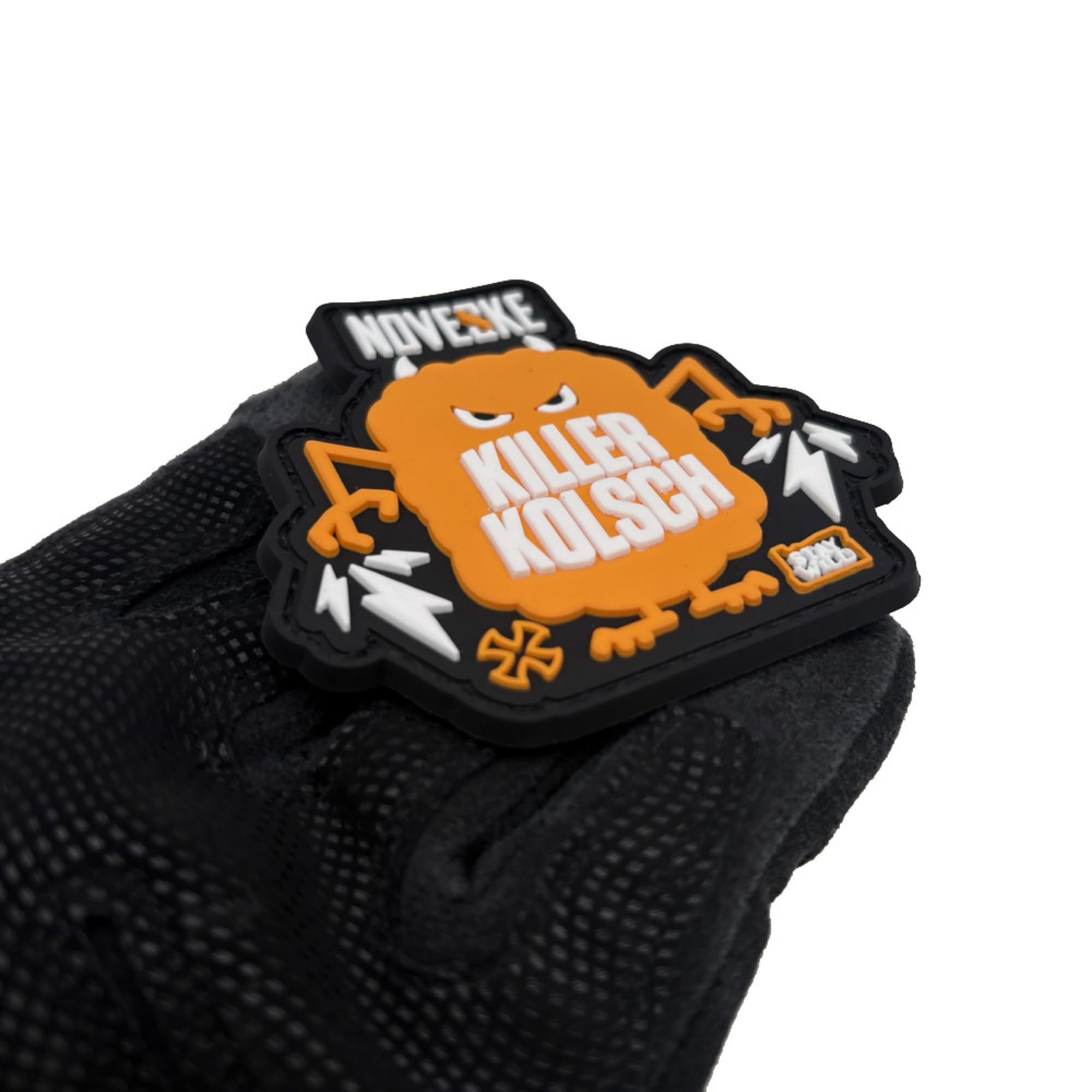 Novisic Killer Kolsch PVC Morale Patches, Glow in Dark, Hook and Loop Backing, 3.15 x 3.15 Inches - Image 6