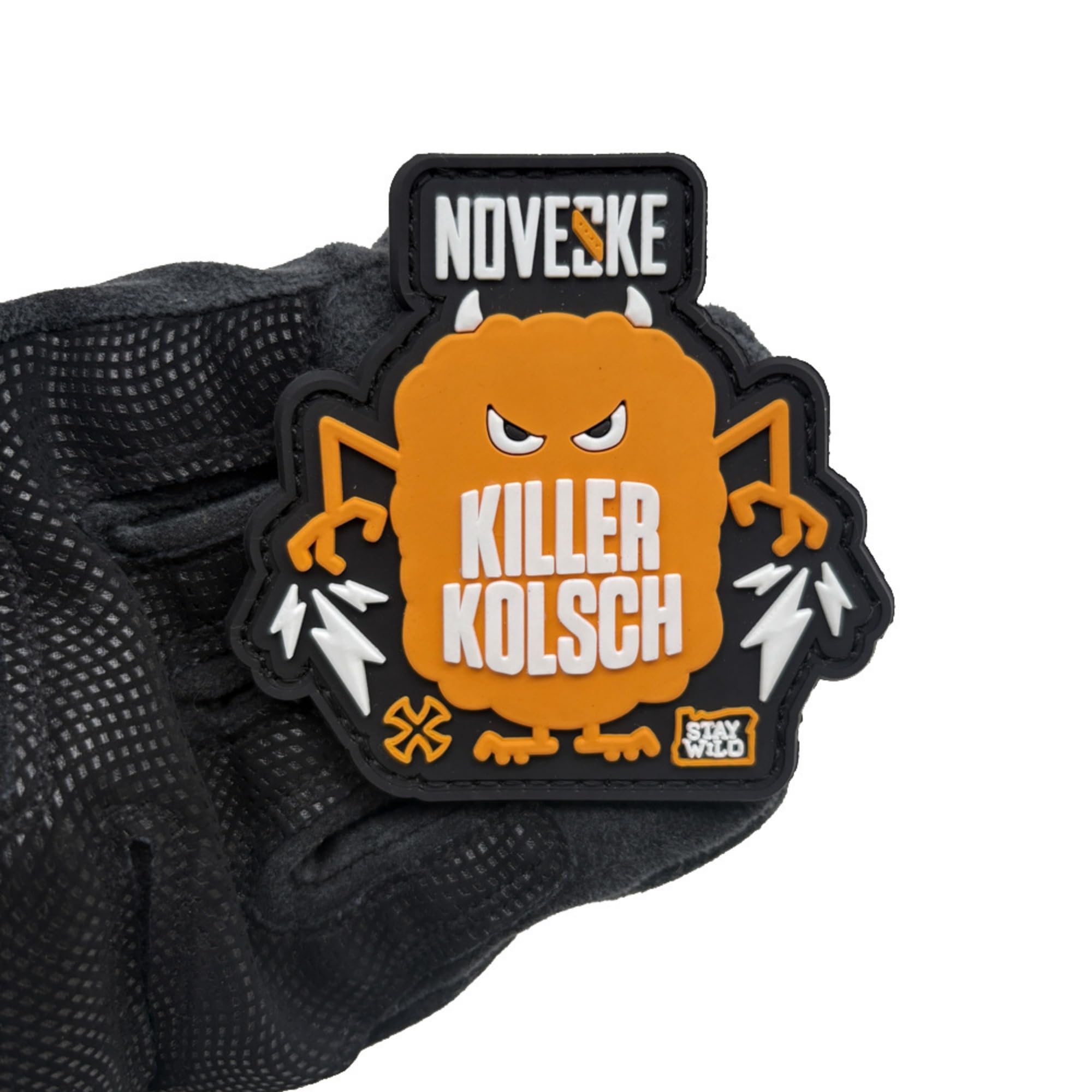 Novisic Killer Kolsch PVC Morale Patches, Glow in Dark, Hook and Loop Backing, 3.15 x 3.15 Inches - Image 7