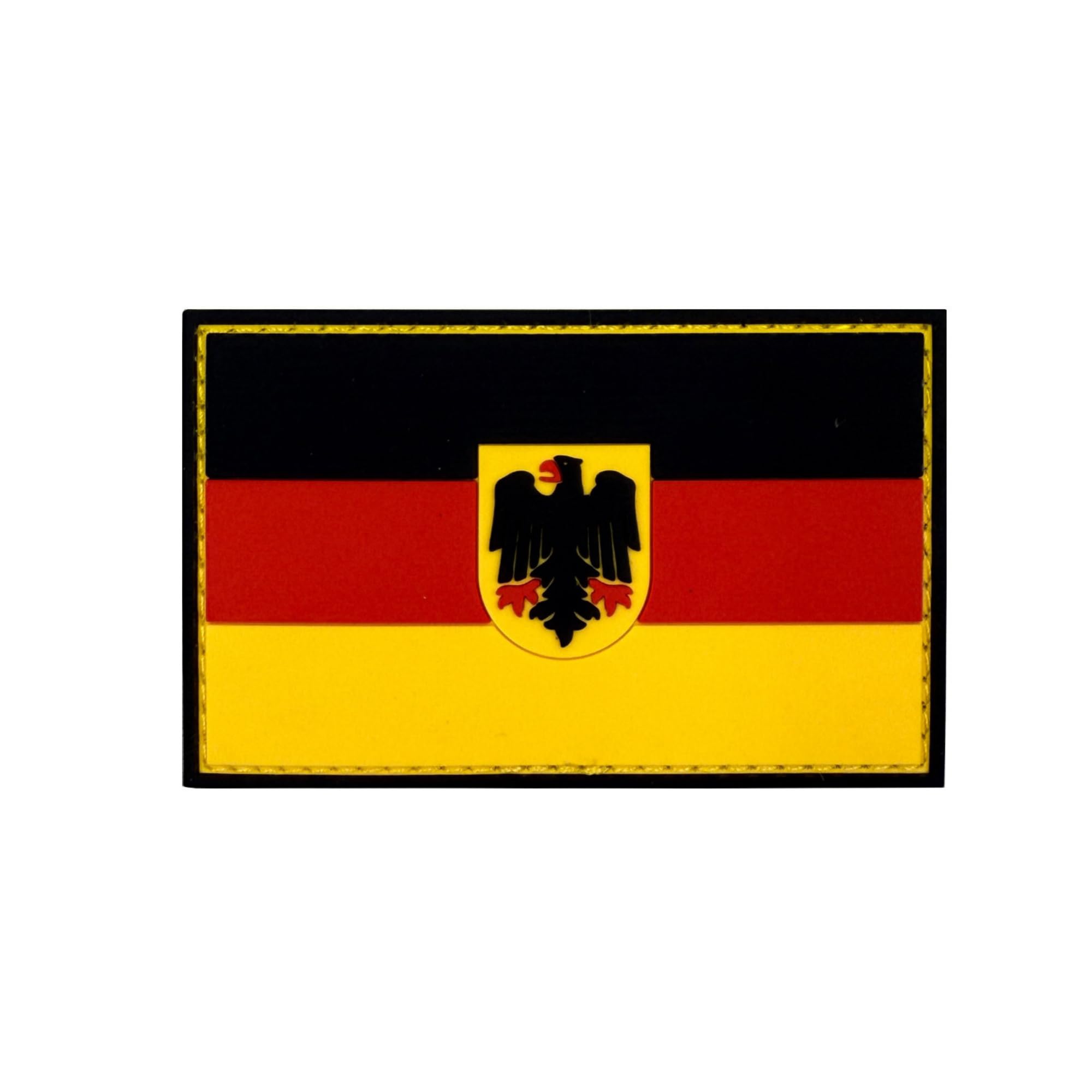 ODSP German Flag PVC Patches with Eagle Tactical Morale Emblem Badges, Hook and Loop Backing, 3.74 x 2.36 Inch, 2-Pack - Image 7