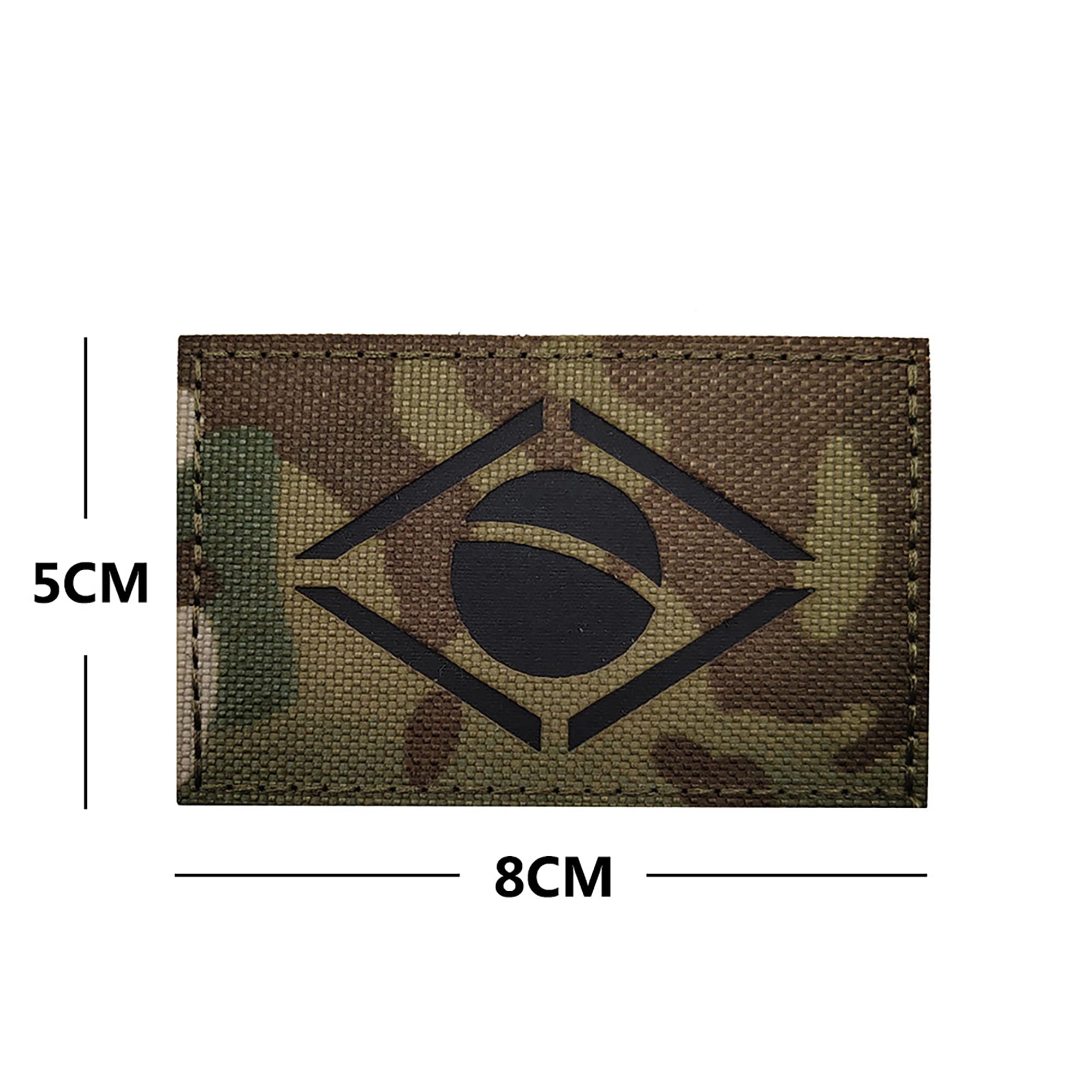 ODSP Infrared Reflective Applique Patches Brazil Flag Patch Brazilian Flags Tactical Military Morale Emblem Badges - Image 3