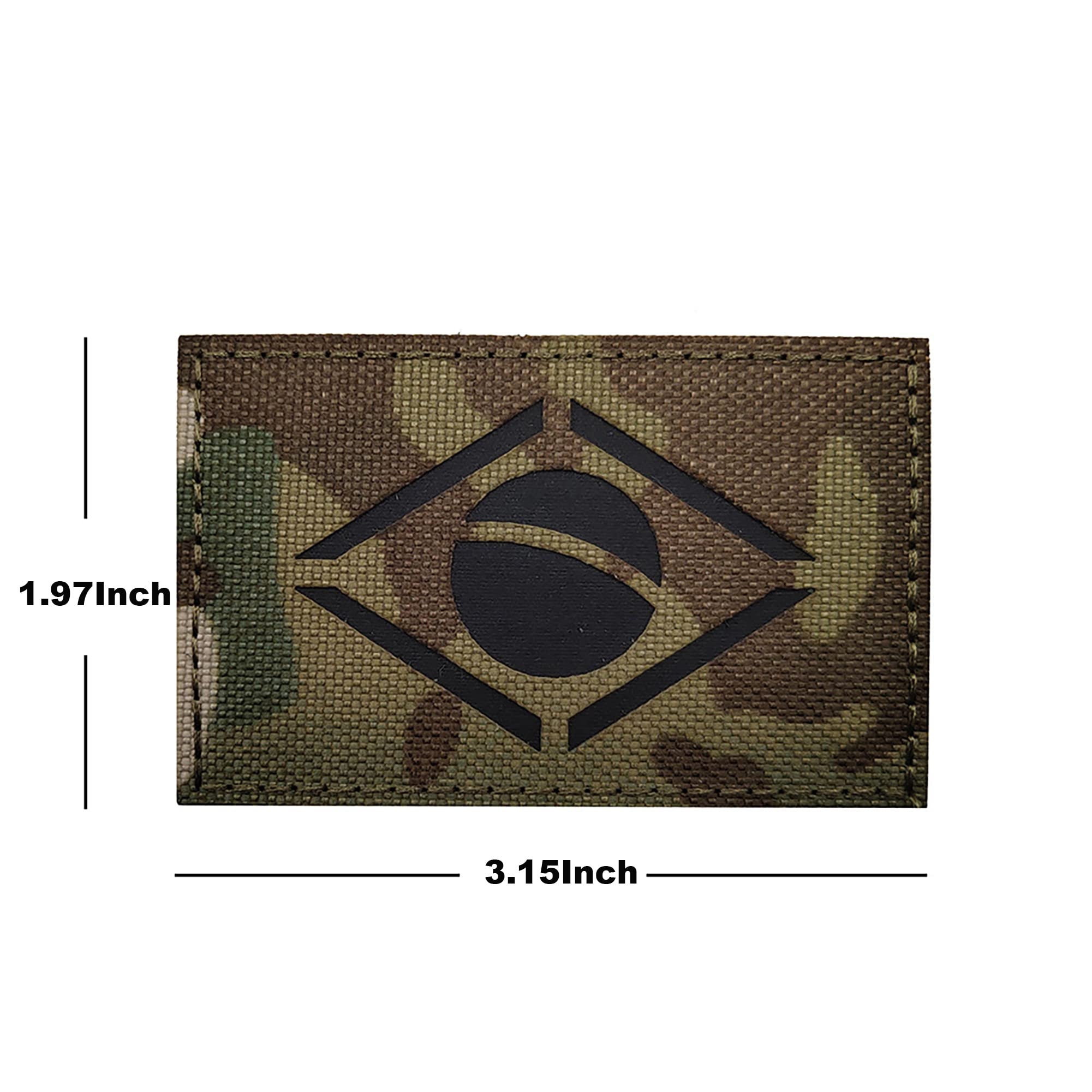 ODSP Infrared Reflective Applique Patches Brazil Flag Patch Brazilian Flags Tactical Military Morale Emblem Badges - Image 4
