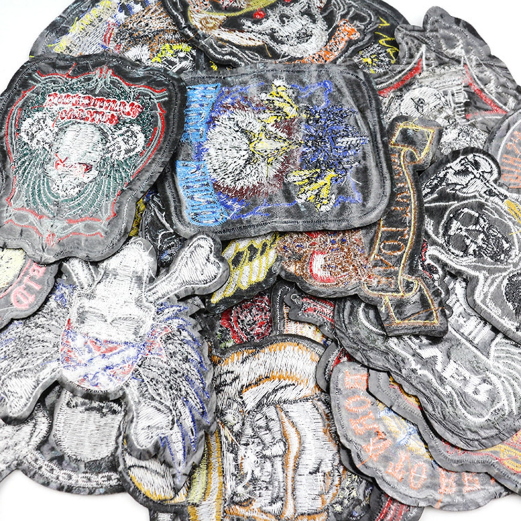 ODSP Live to Ride Large Motorcycle Iron-on Patch, Embroidered Fabric Applique, 12.4 x 4.3 Inches - Image 7