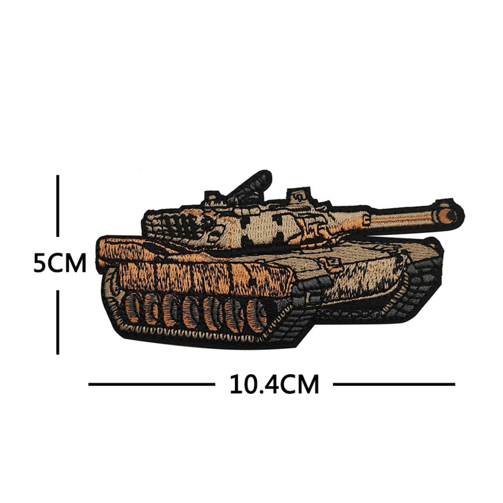 ODSP Military Tank Patches Set Embroidered Fabric Applique Patch, Tactical Military Combat Badges Vehicle Designs with Hook and Loop Backing, 2-Pack - Image 2